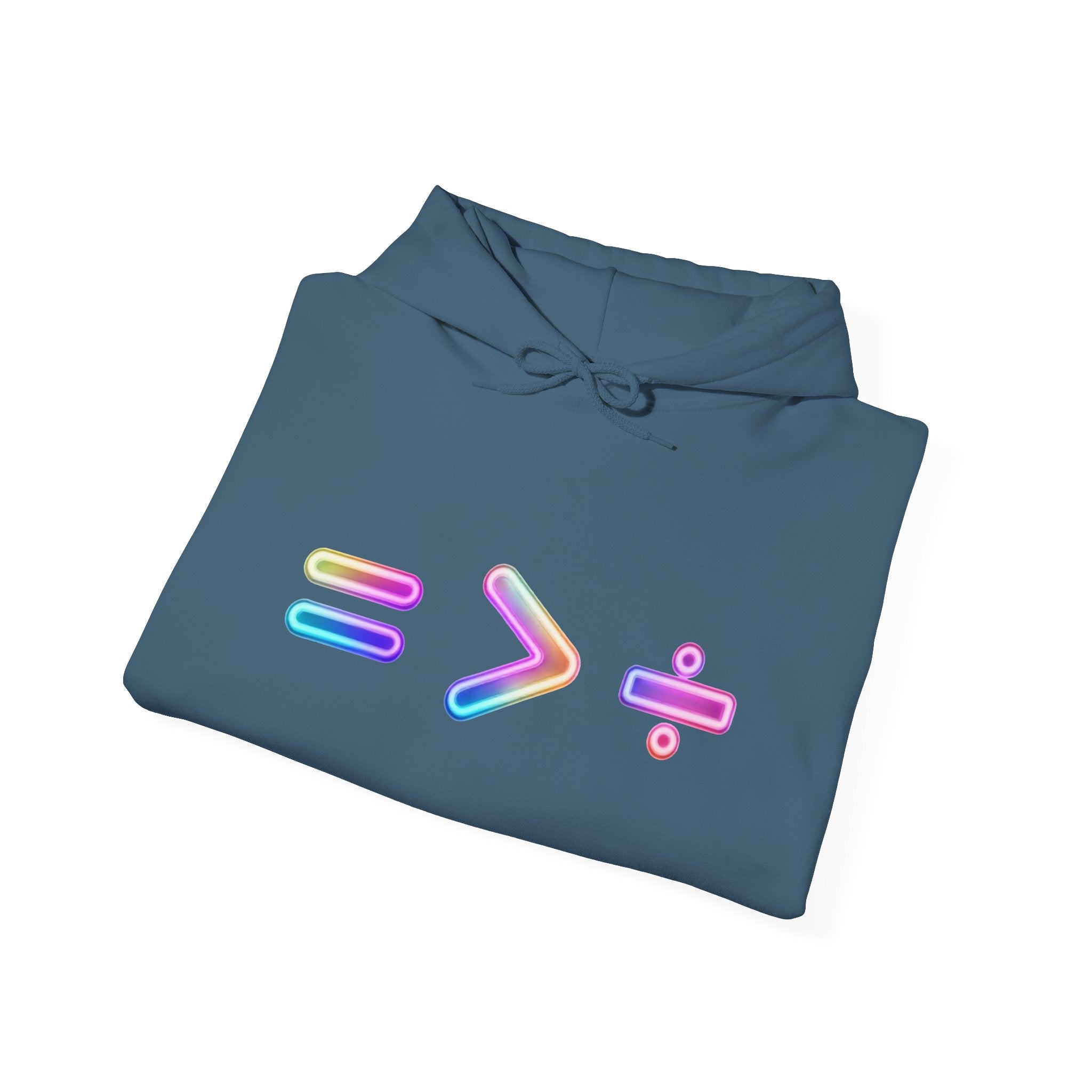 Equality is Greater than Division Neon Style Pullover Hoodie