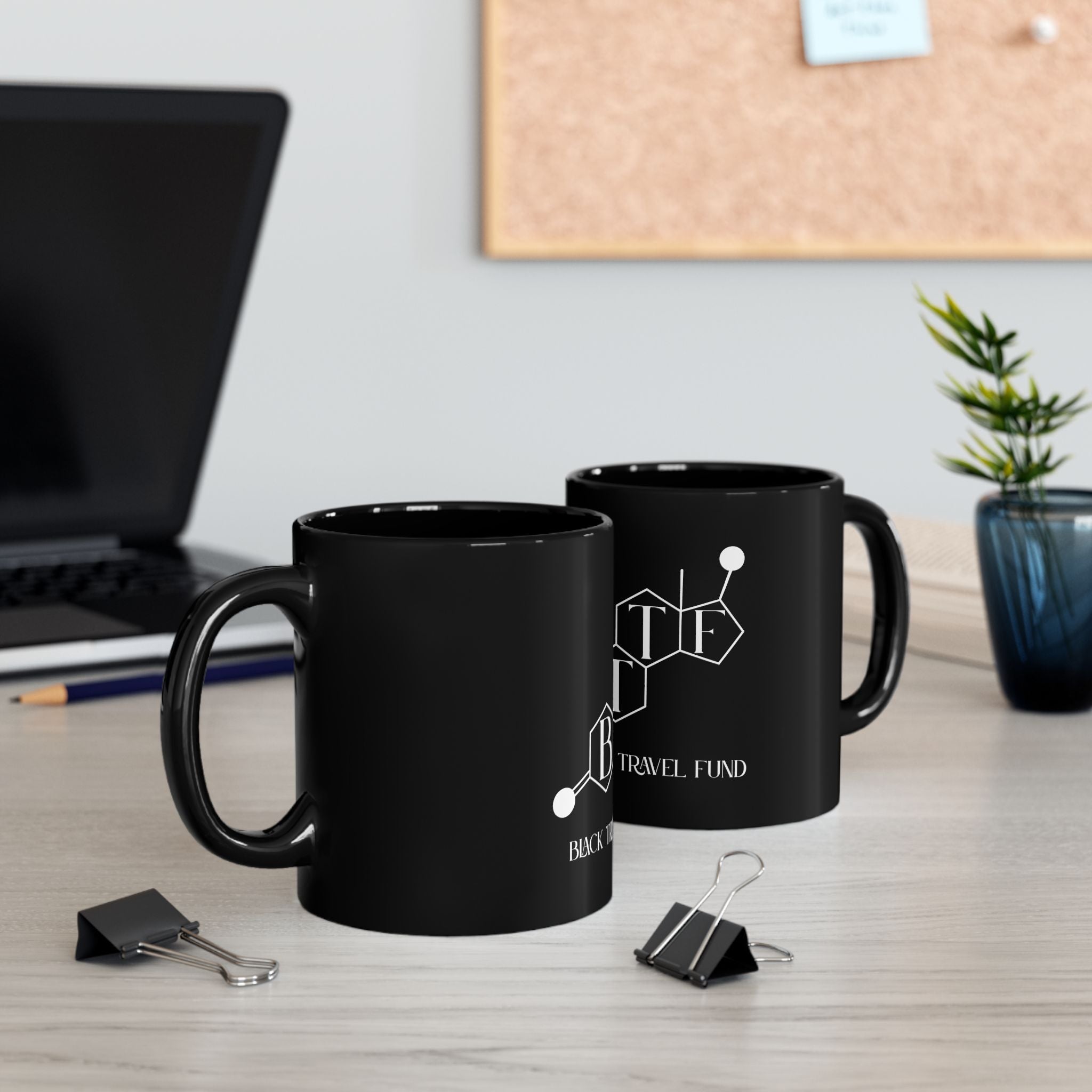 BTTF - Black Trans Travel Fund Black Ceramic Mug 11oz/15oz