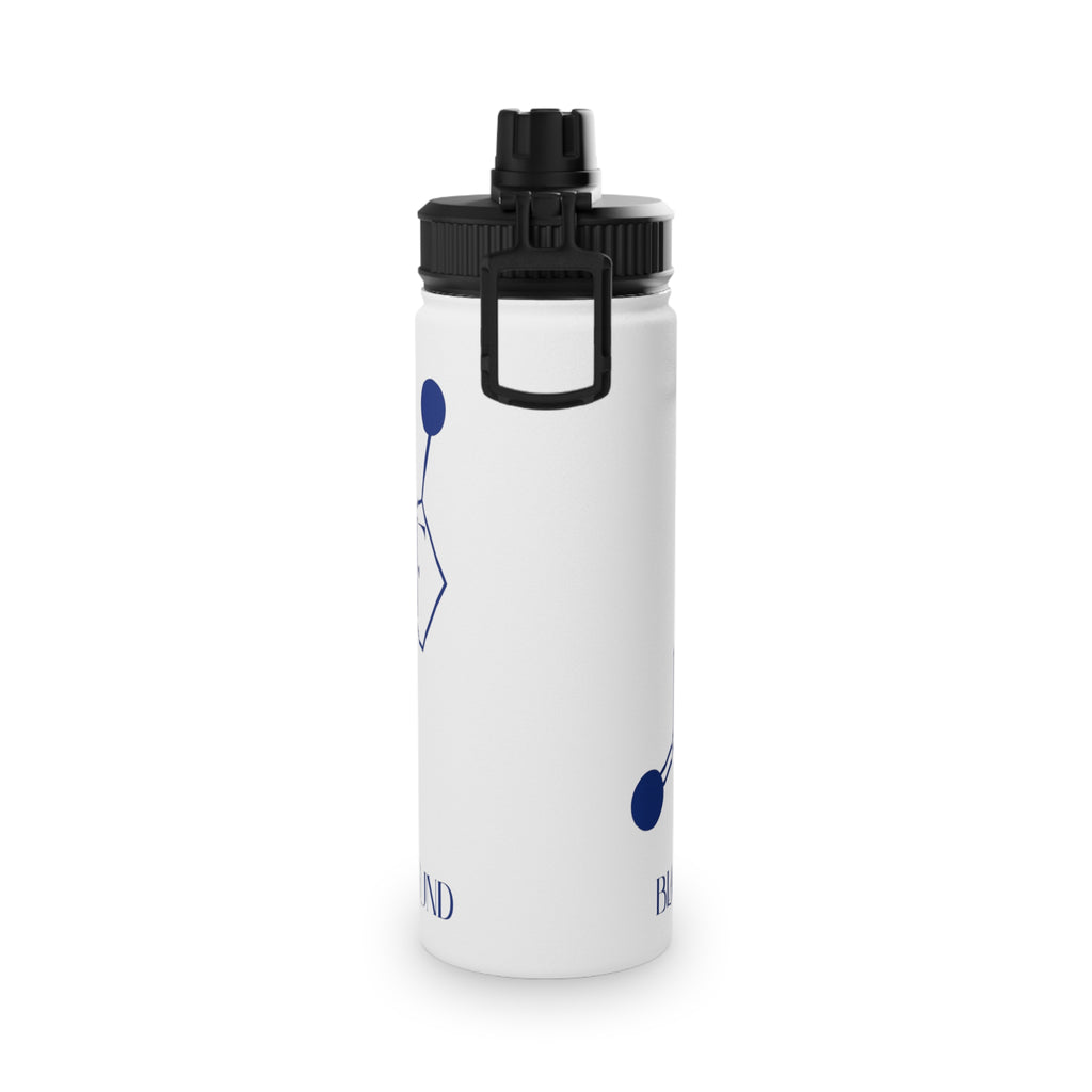 BTTF - Black Trans Travel Fund Logo Stainless Steel Sports Water Bottle