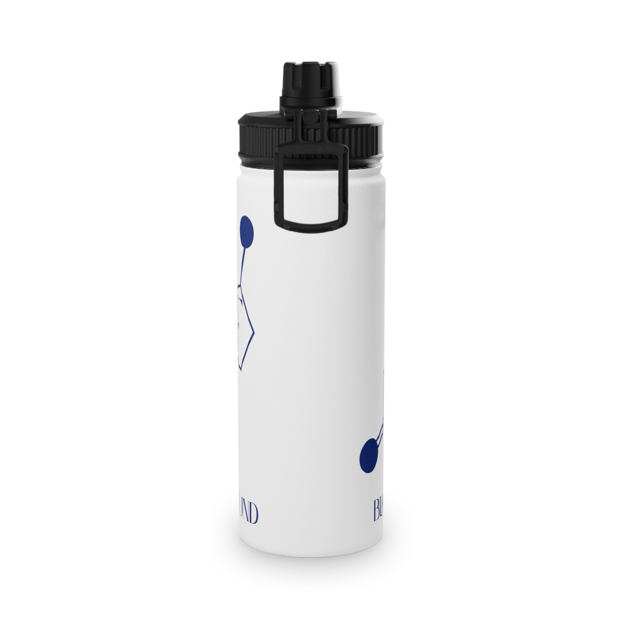 BTTF - Black Trans Travel Fund Logo Stainless Steel Sports Water Bottle