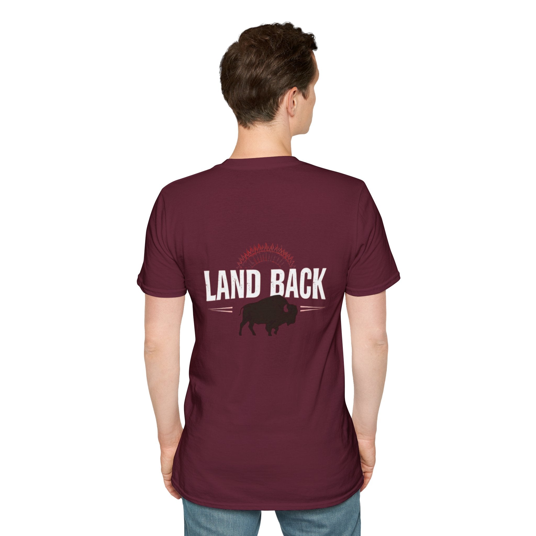 'Land Back' Unisex Softstyle T-shirt