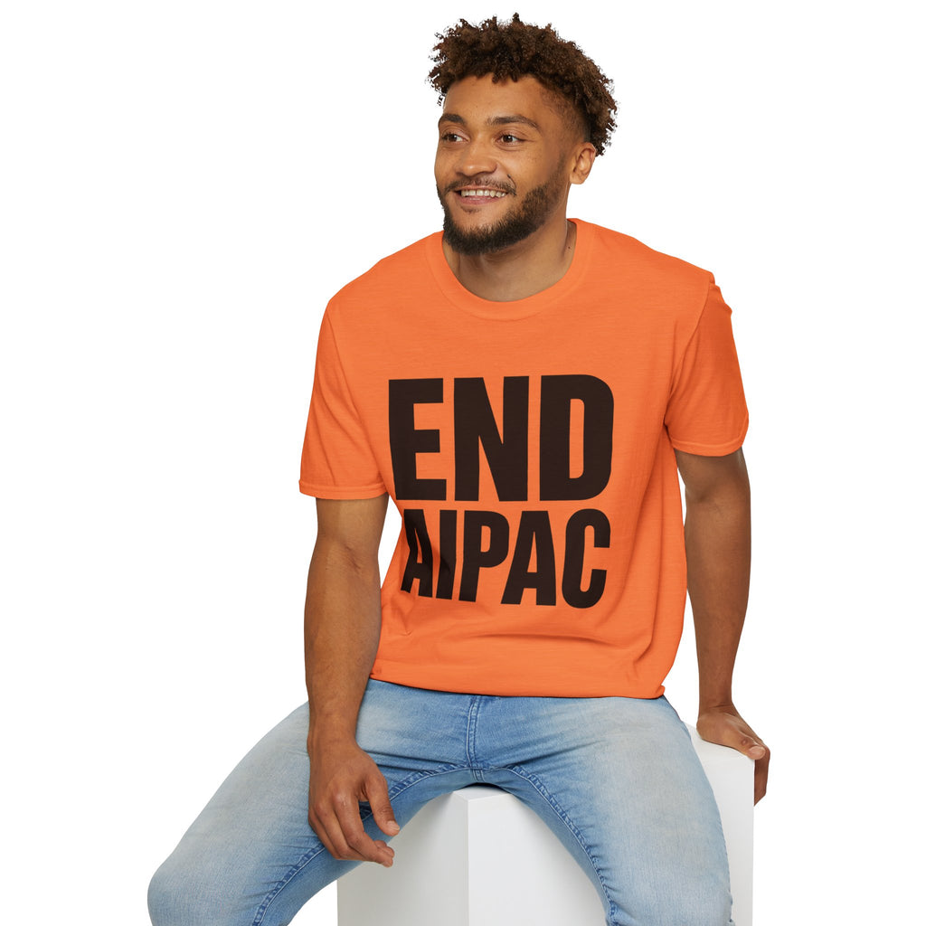 END AIPAC Bold Protest T-Shirt