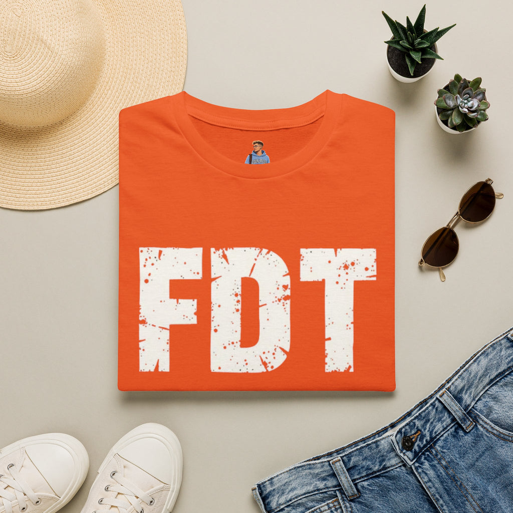 FDT Political Protest Distressed Graphic T-Shirt