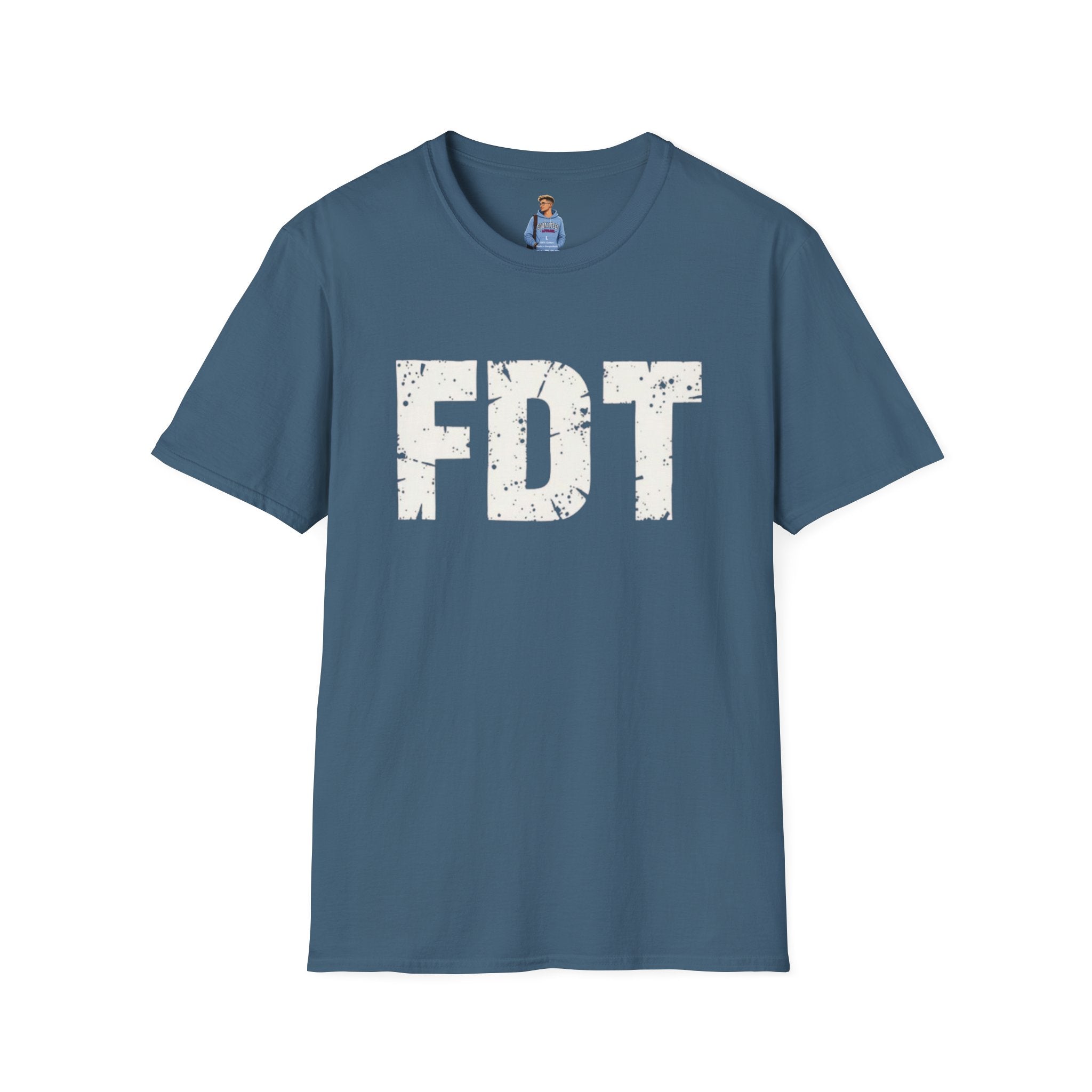 FDT Political Protest Distressed Graphic T-Shirt