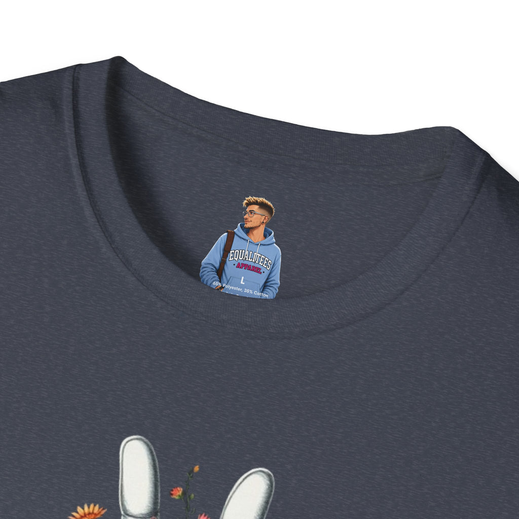 Camiseta unisex de estilo suave Grow Peace: inspiración boho, perfecta para festivales y uso diario