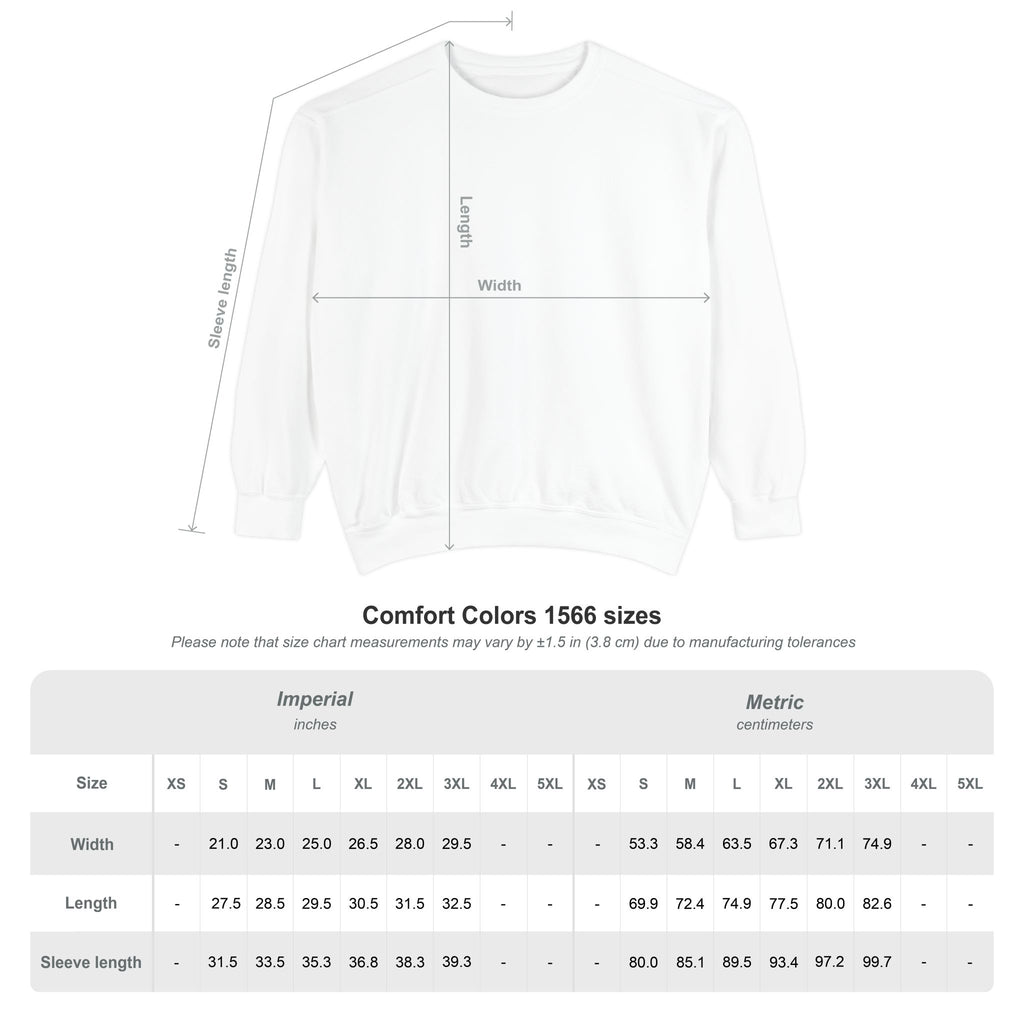 Be The Light Floral Sweatshirt - Unisex Garment-Dyed Cozy Apparel