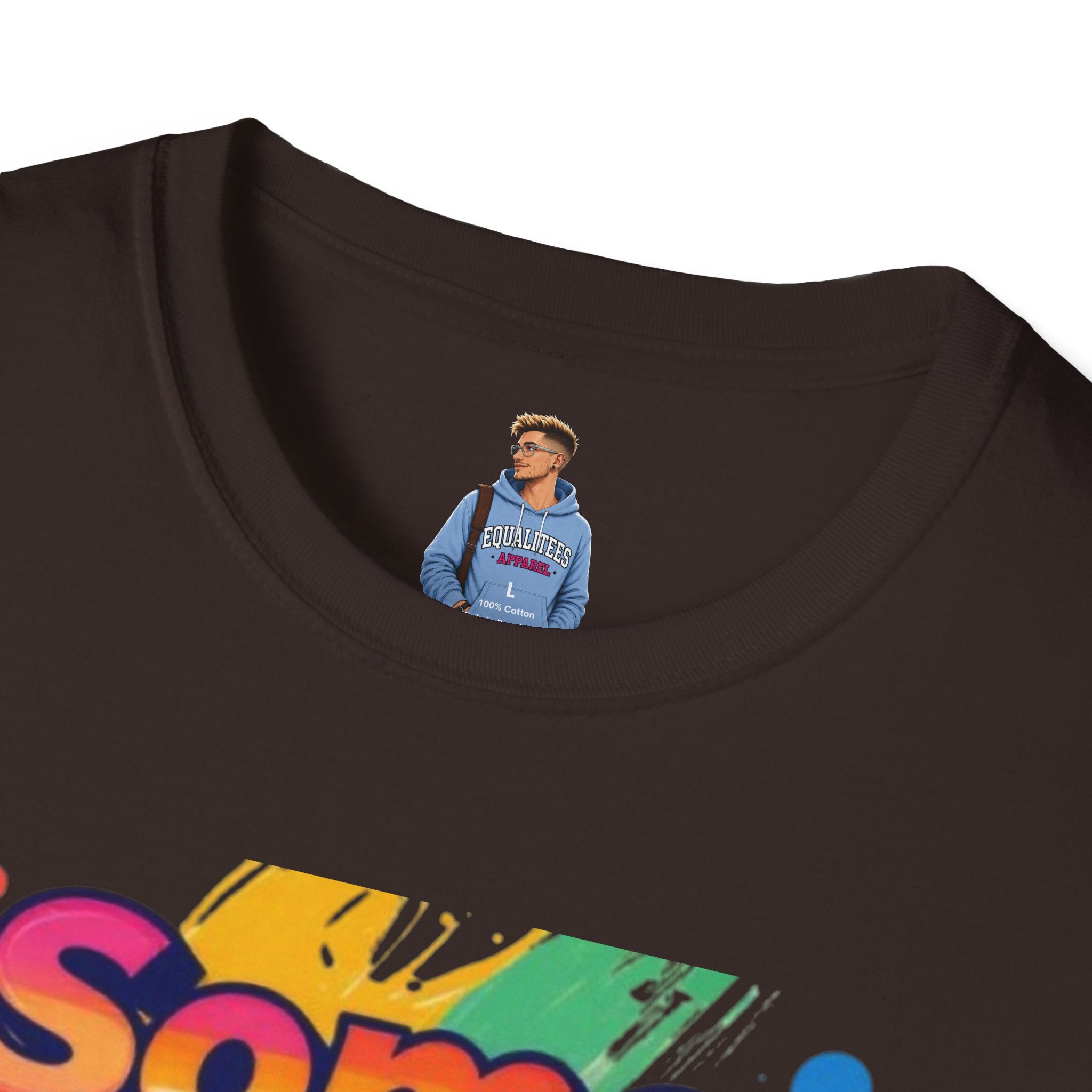 Some People Are Queer T-Shirt Rainbow Graphic