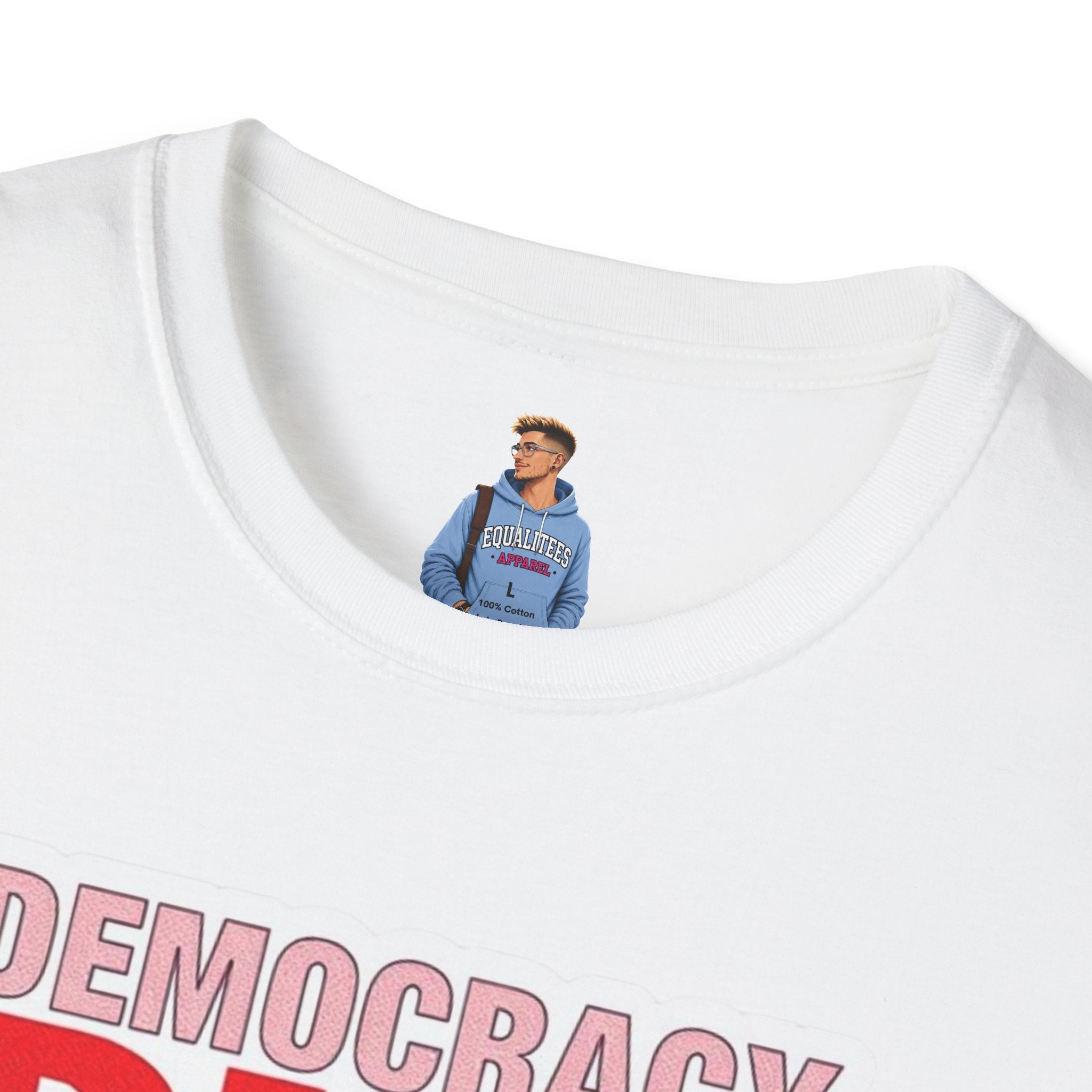 Democracy Dies Without Women Unisex Softstyle T-Shirt