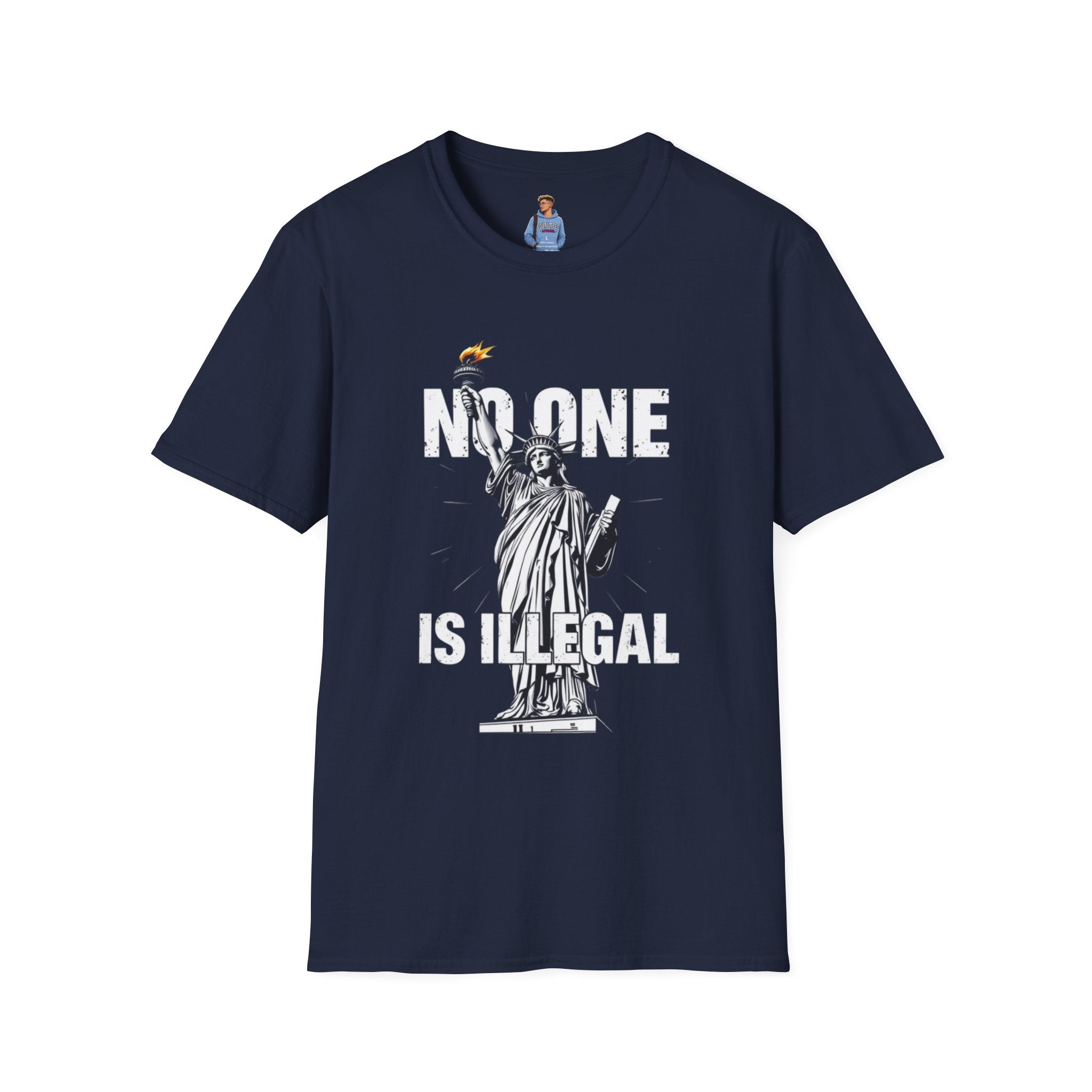 No One Is Illegal Graphic T-shirt