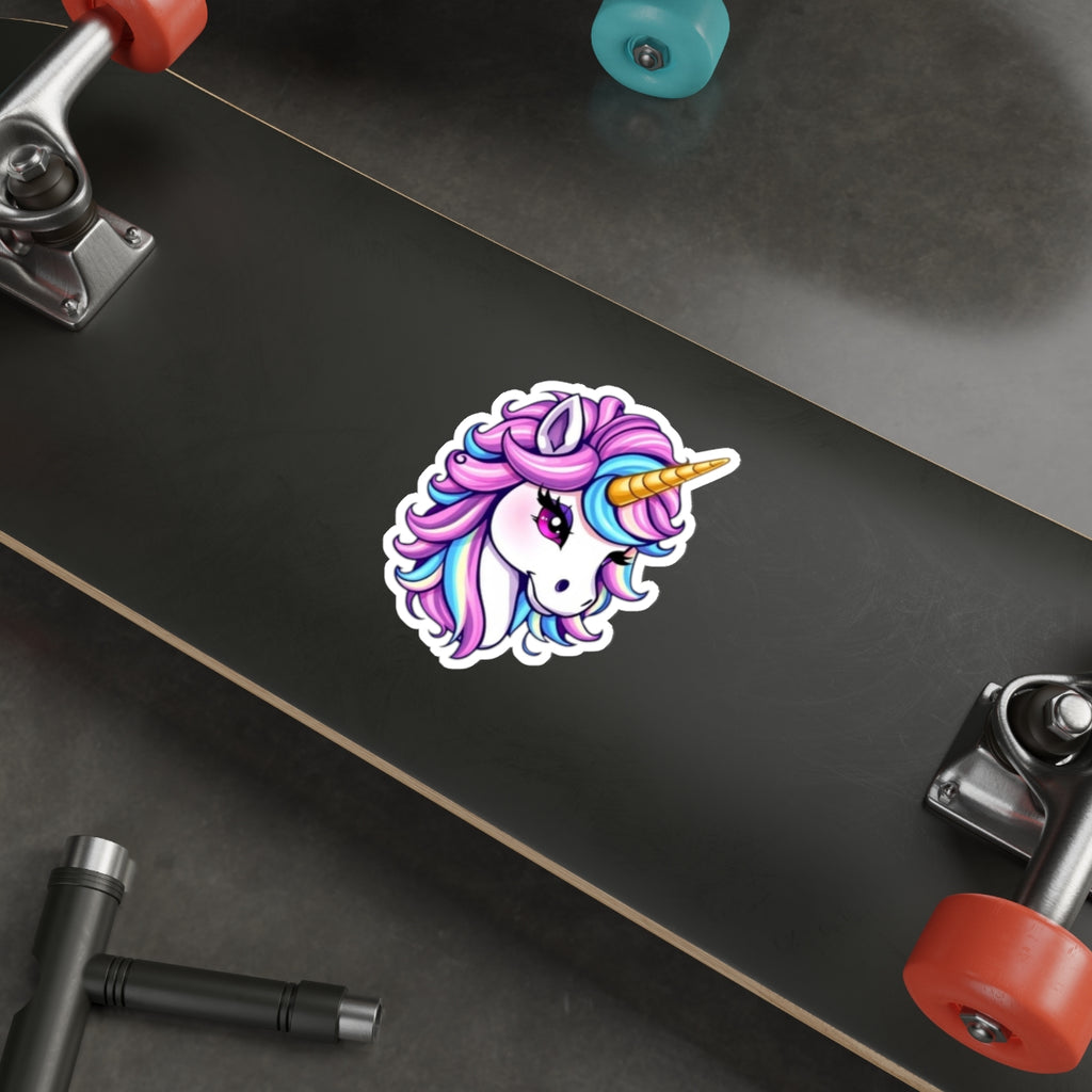 Cute Unicorn Die-Cut Sticker - EqualiTees.Me