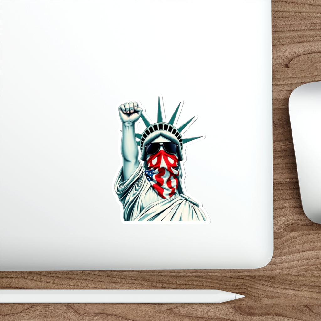 Die-Cut Stickers - #RESIST with Lady Liberty 2 - EqualiTees.Me
