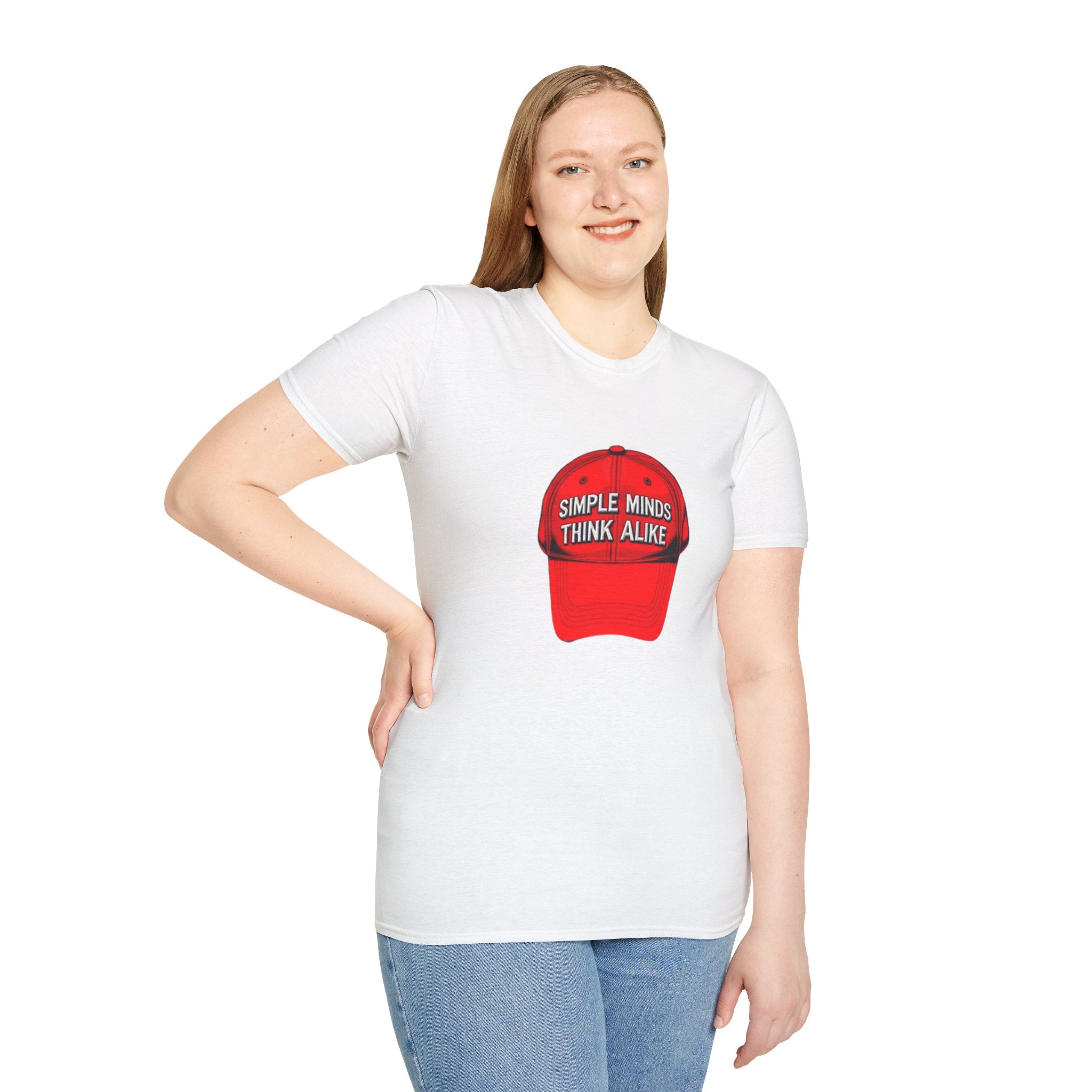 Simple Minds Think Alike T-Shirt' & 'Make America Think Again' Graphic Tee