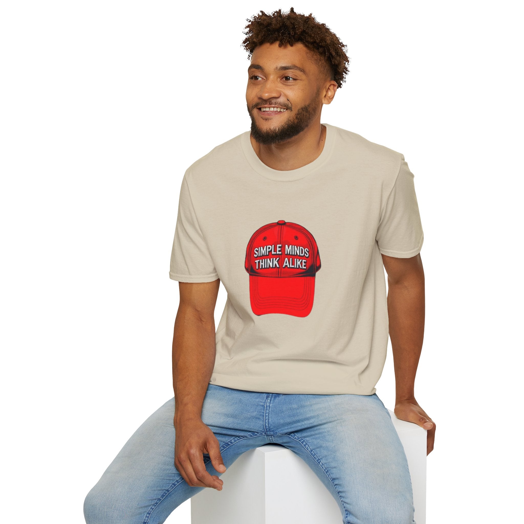Simple Minds Think Alike T-Shirt' & 'Make America Think Again' Graphic Tee
