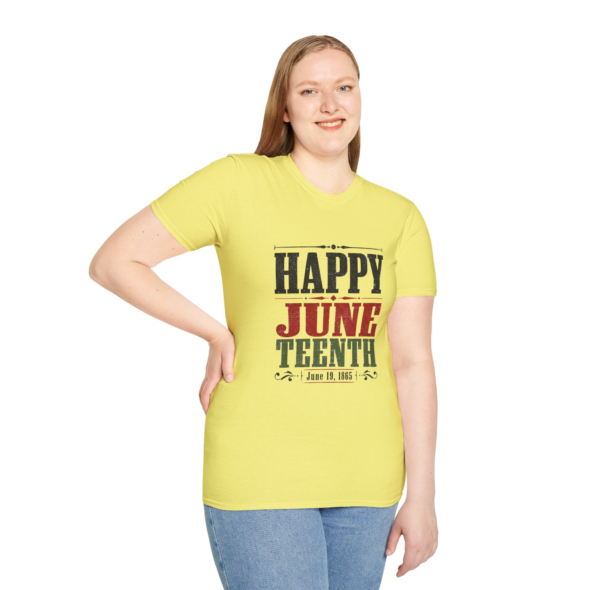 Juneteenth T-Shirt — "Happy Juneteenth" Celebration Tee