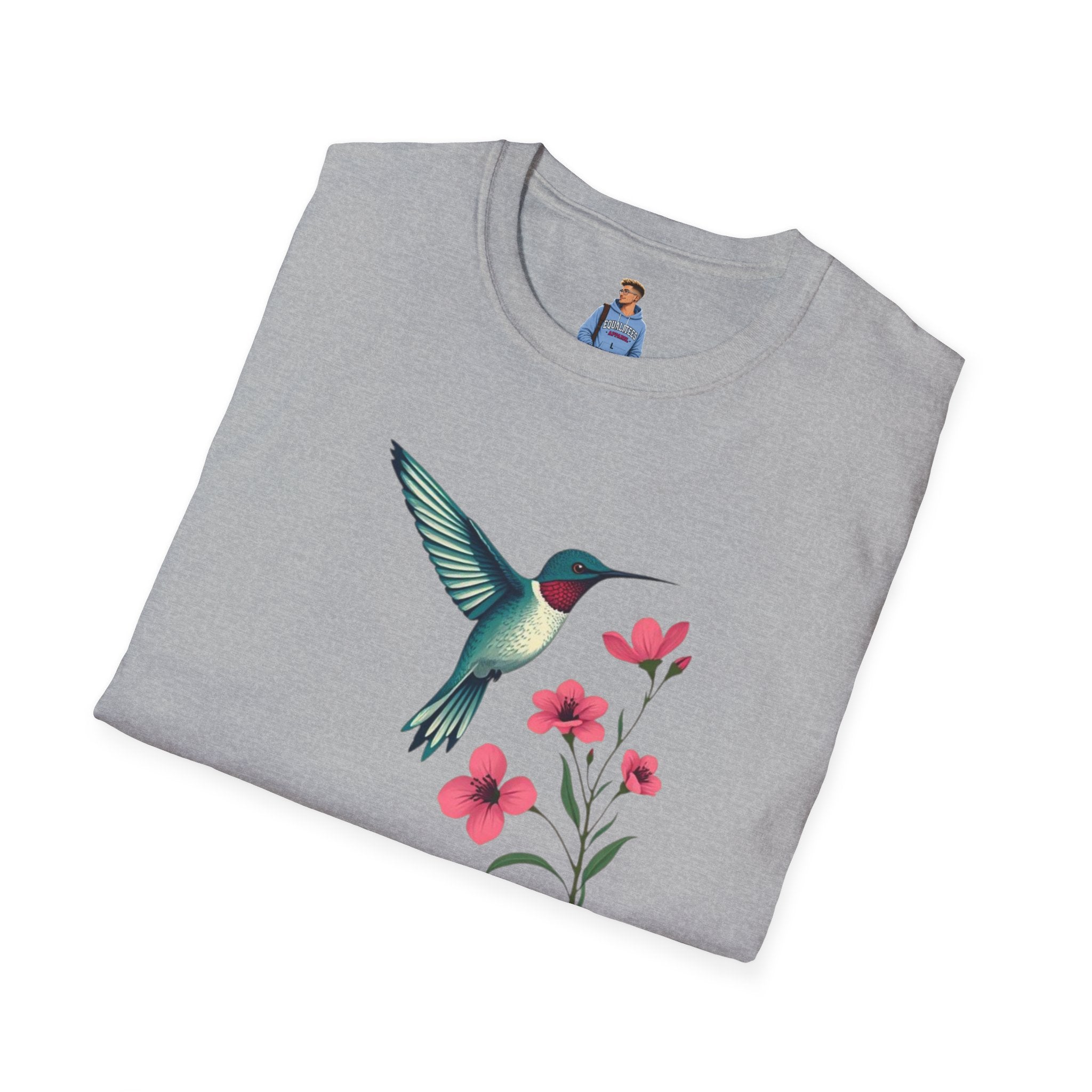 Floral Hummingbird T-Shirt