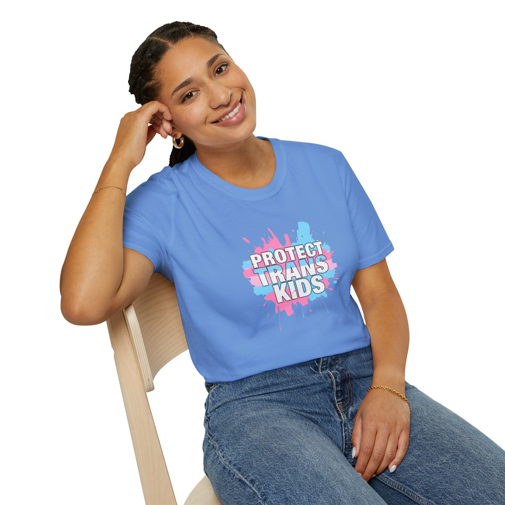 Camiseta unisex infantil "Protect Trans" - Ropa de apoyo LGBTQ+