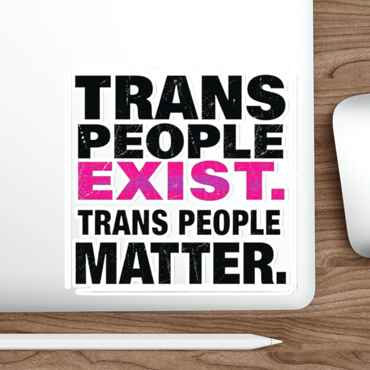 TRANS PEOPLE MATTER Sticker - EqualiTees.Me