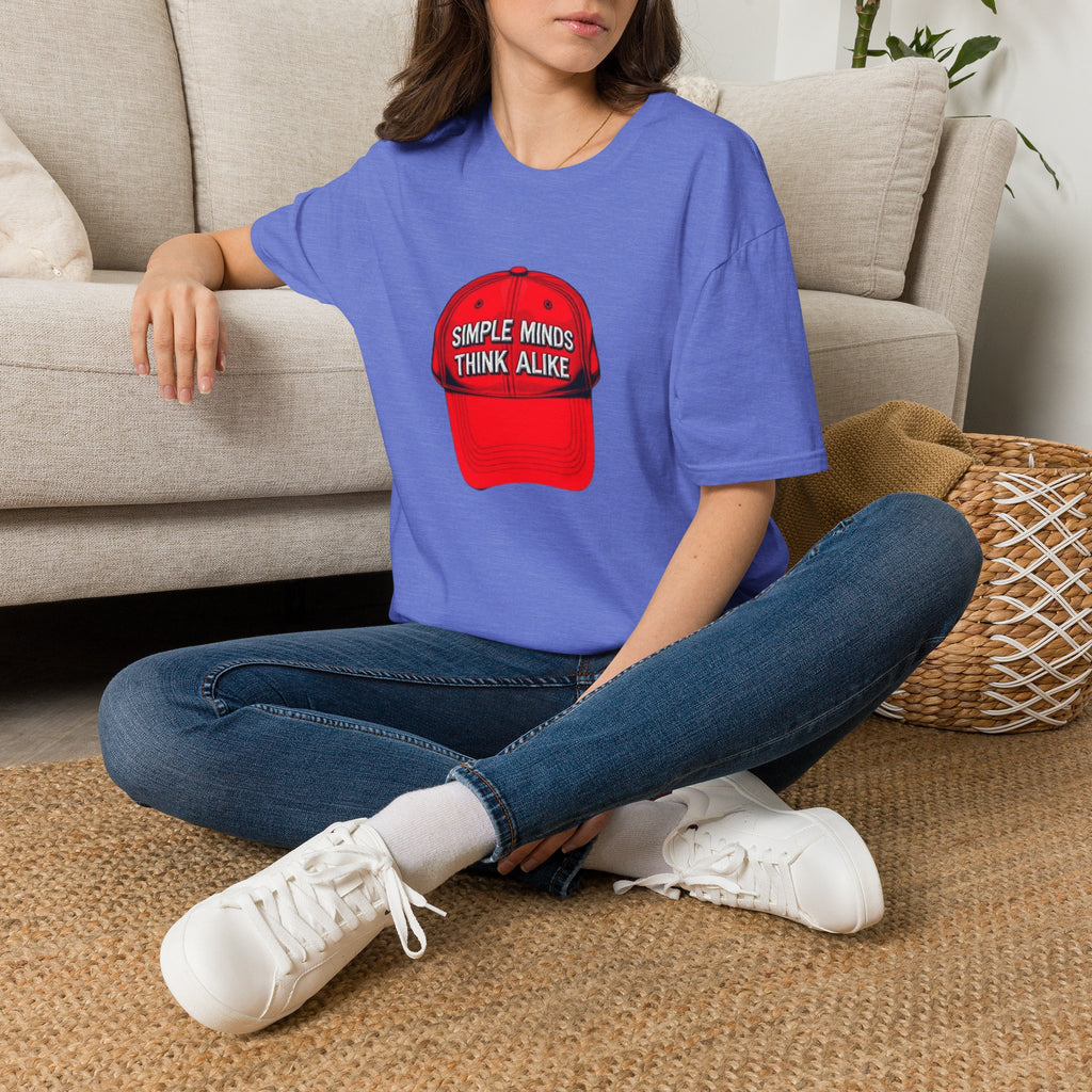 Simple Minds Think Alike T-Shirt' & 'Make America Think Again' Graphic Tee