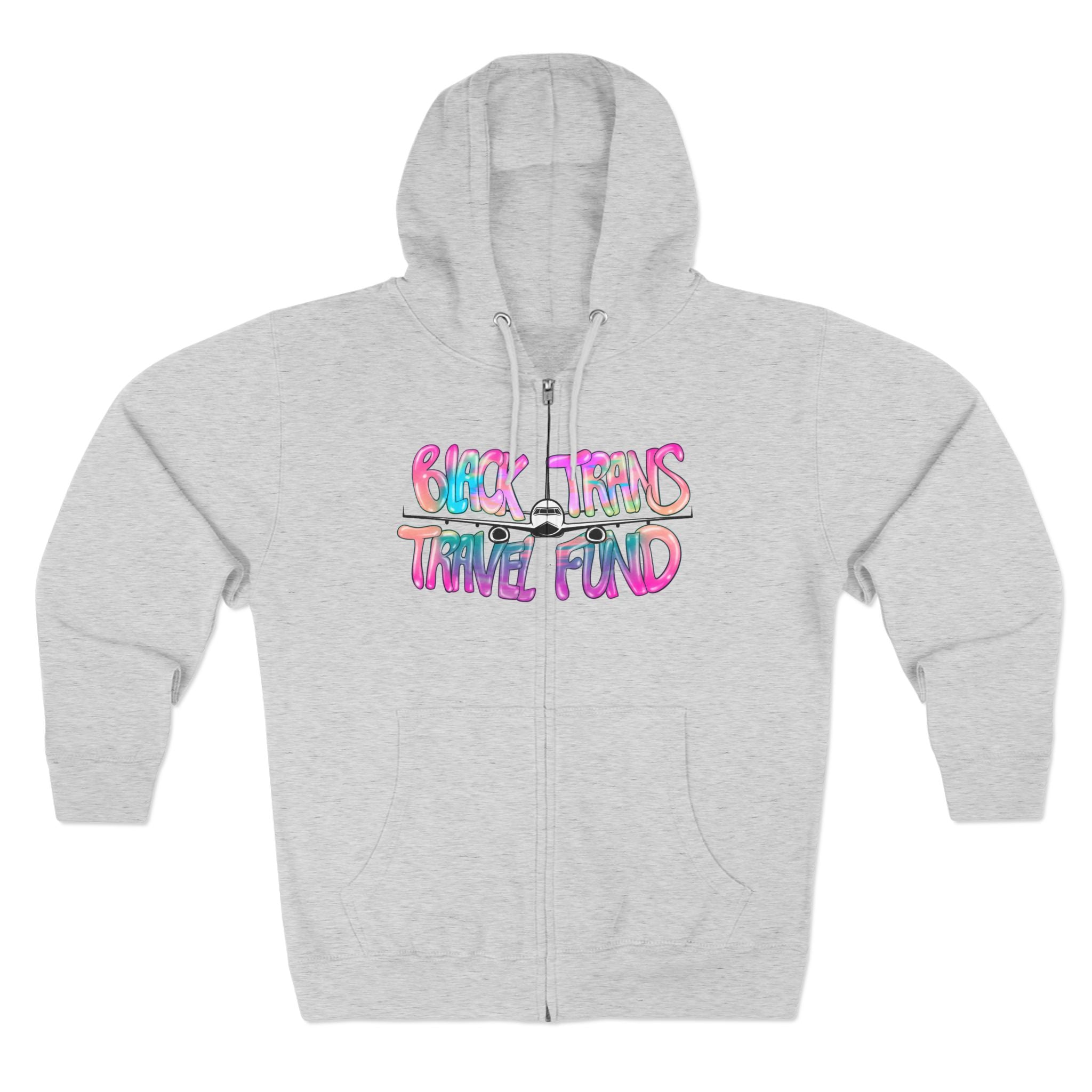 BTTF - Black Trans Travel Fund Unisex Zip-Up Hoodie