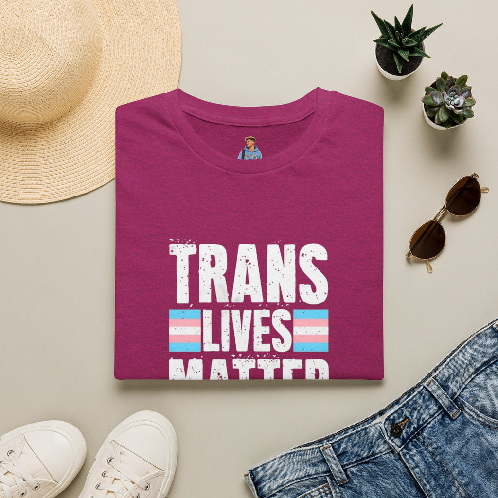 Trans Lives Matter Unisex Softstyle T-Shirt - Support LGBTQ+ Rights