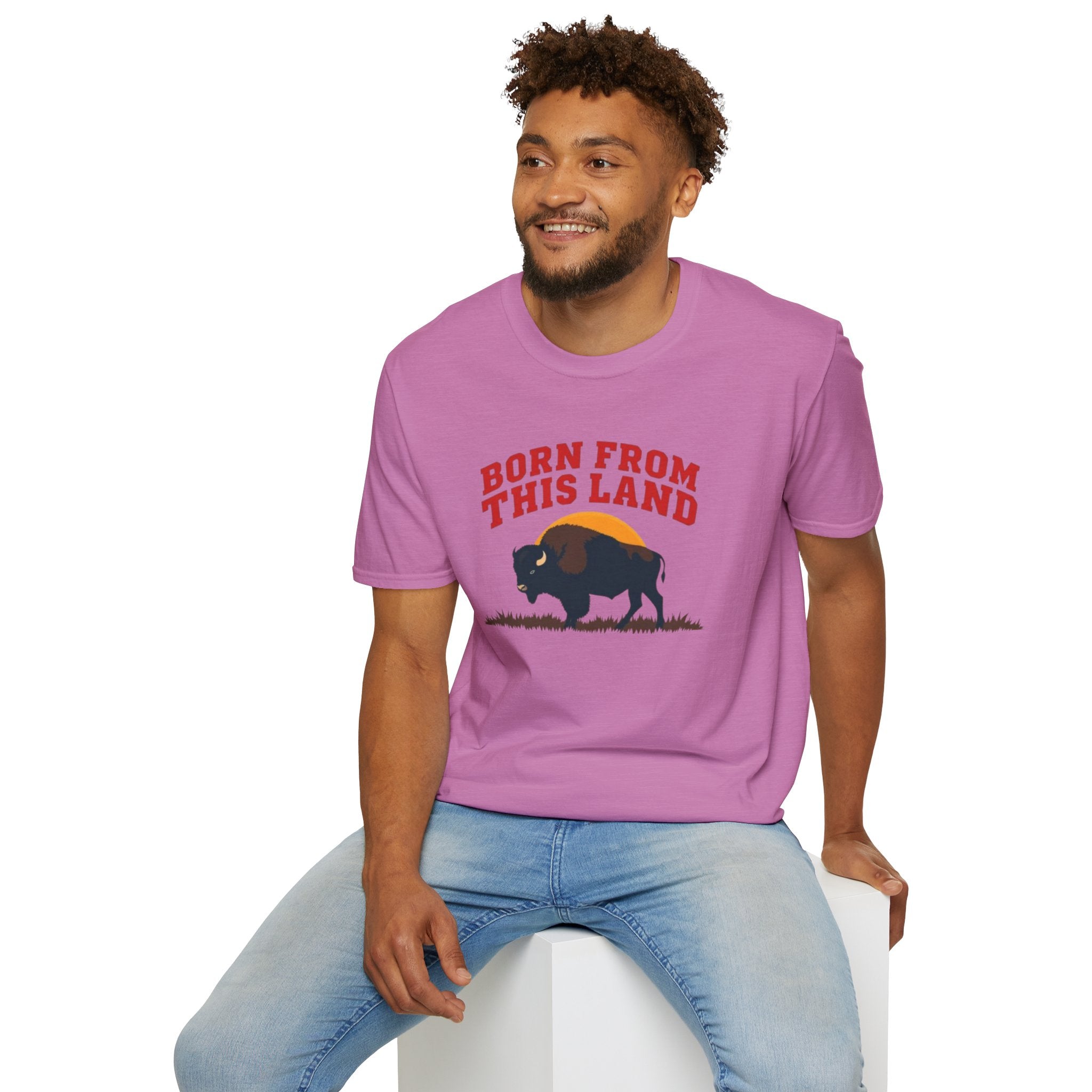 Born From this Land Native and Proud T-Shirt
