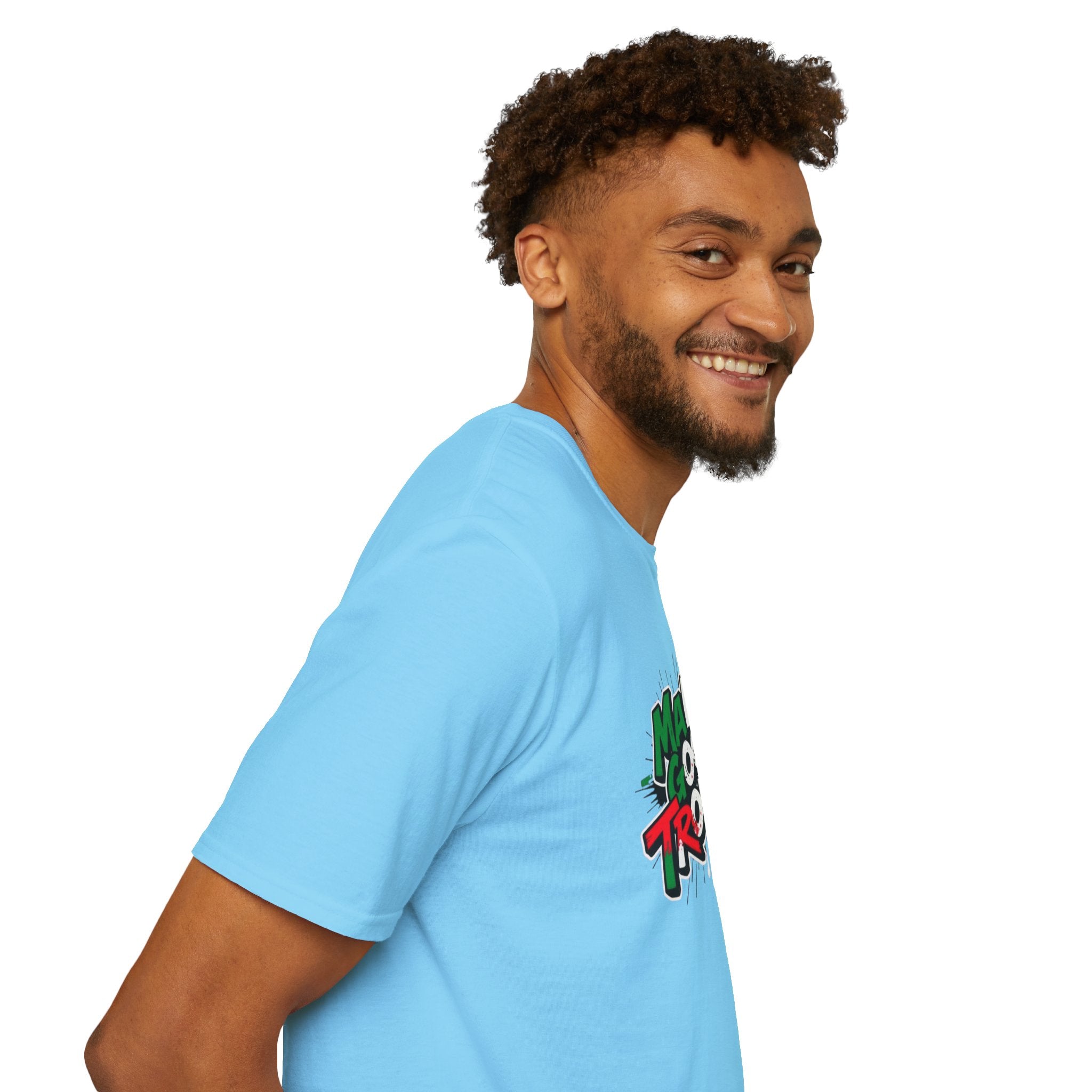Camiseta unisex de estilo suave Make Good Trouble | Divertida camiseta gráfica para activistas y creadores de tendencias