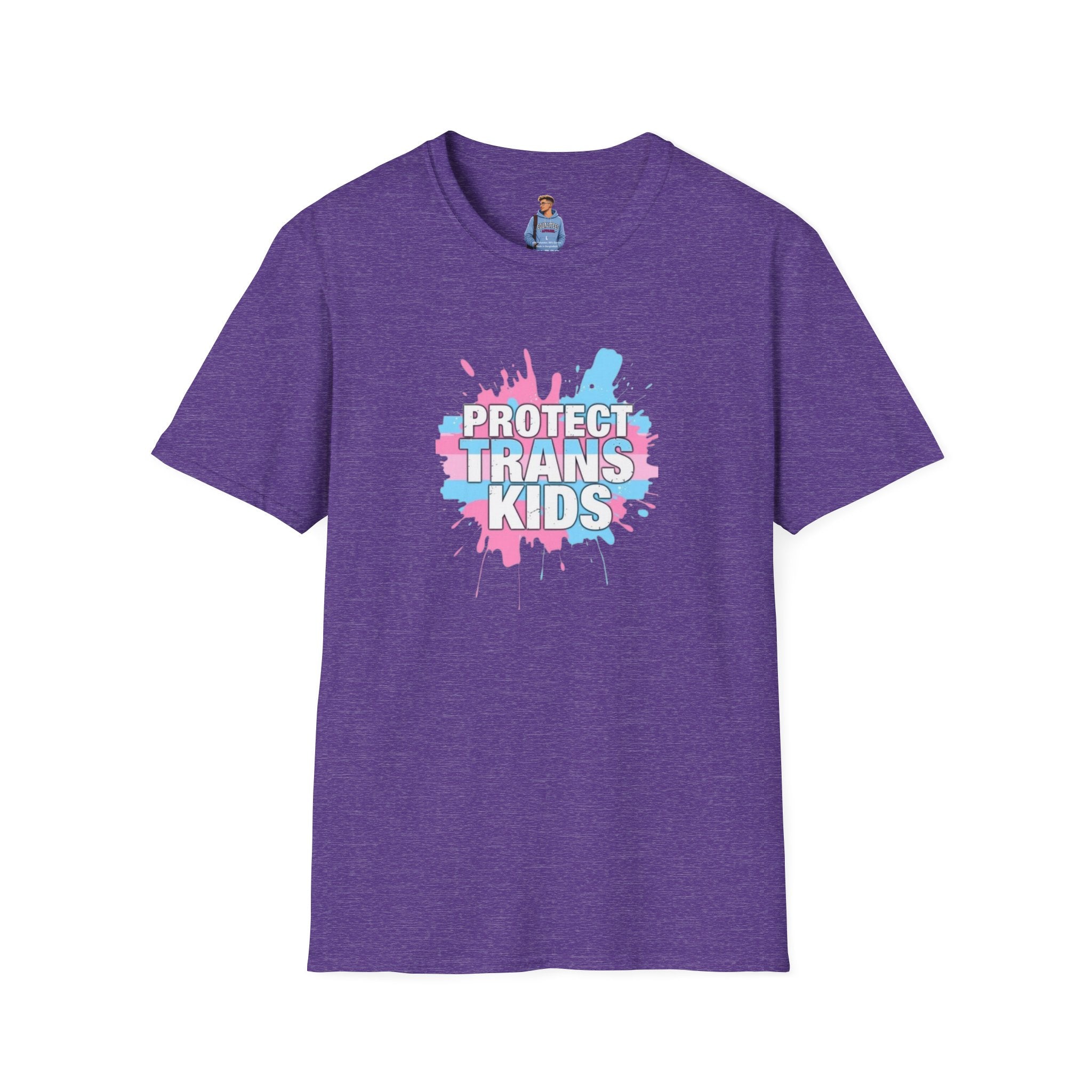 Camiseta unisex infantil "Protect Trans" - Ropa de apoyo LGBTQ+