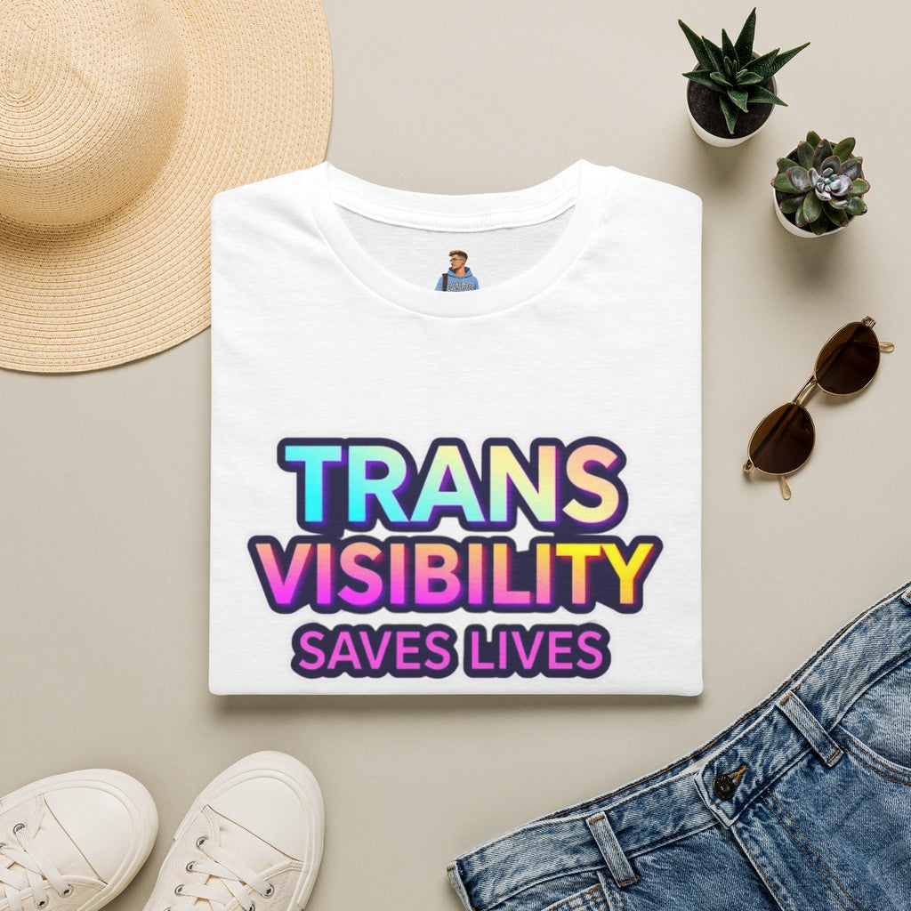 Trans Visibility Saves Lives Statement T-shirt