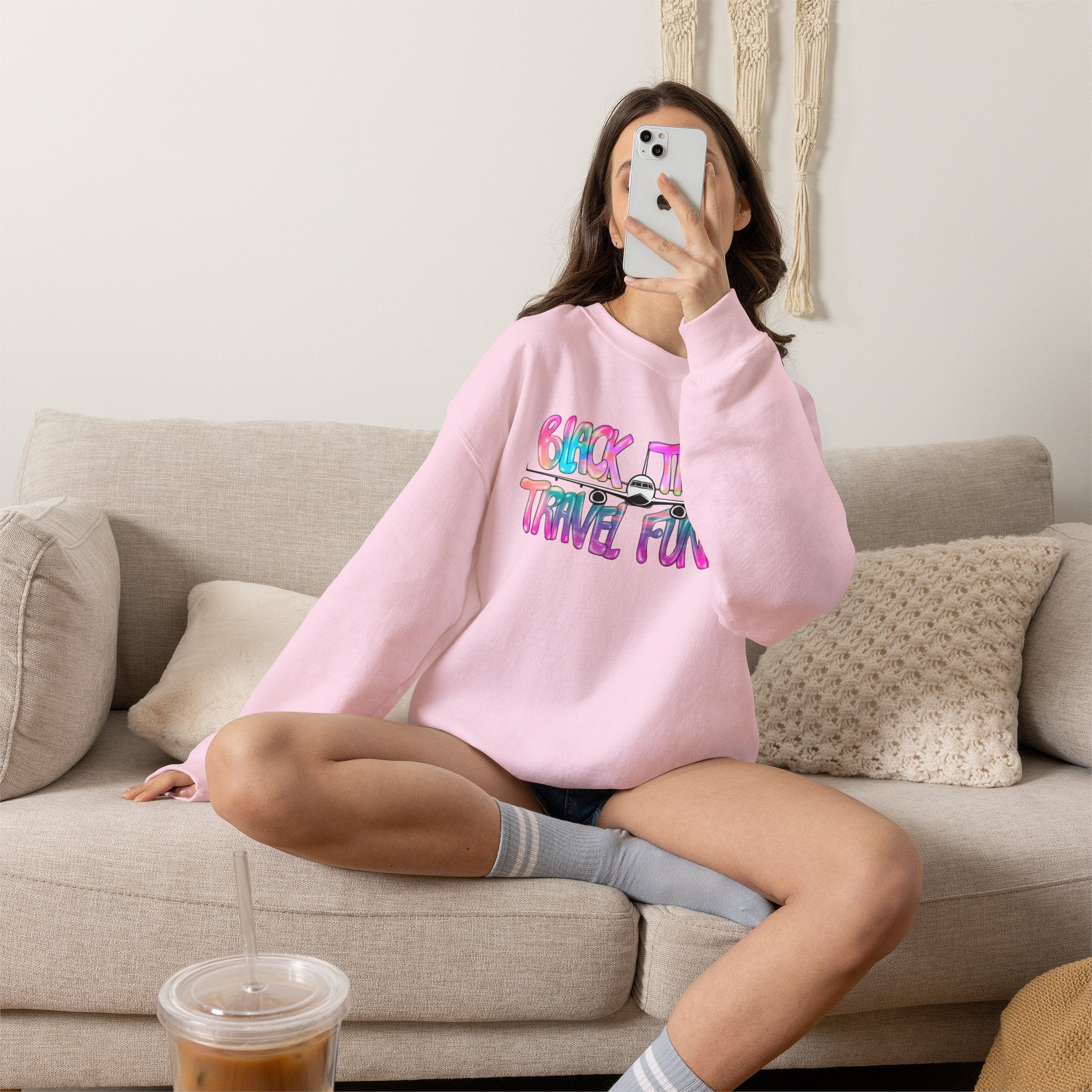 BTTF - Black Trans Travel Fund Unisex Crewneck Sweatshirt