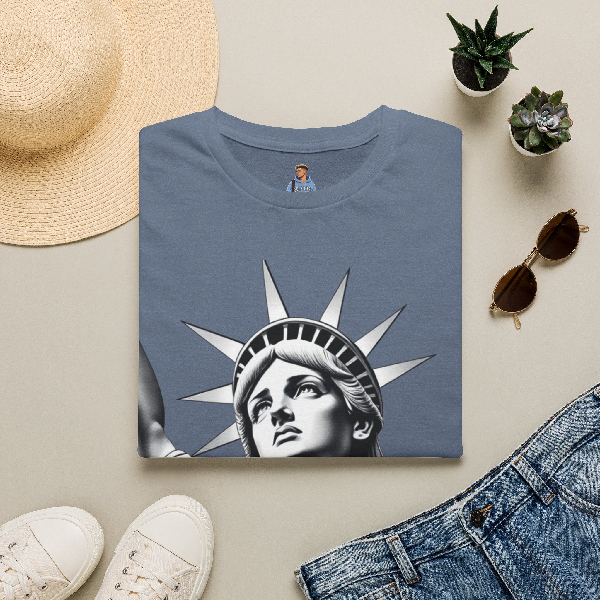 Statue of Liberty Unisex Softstyle T-Shirt