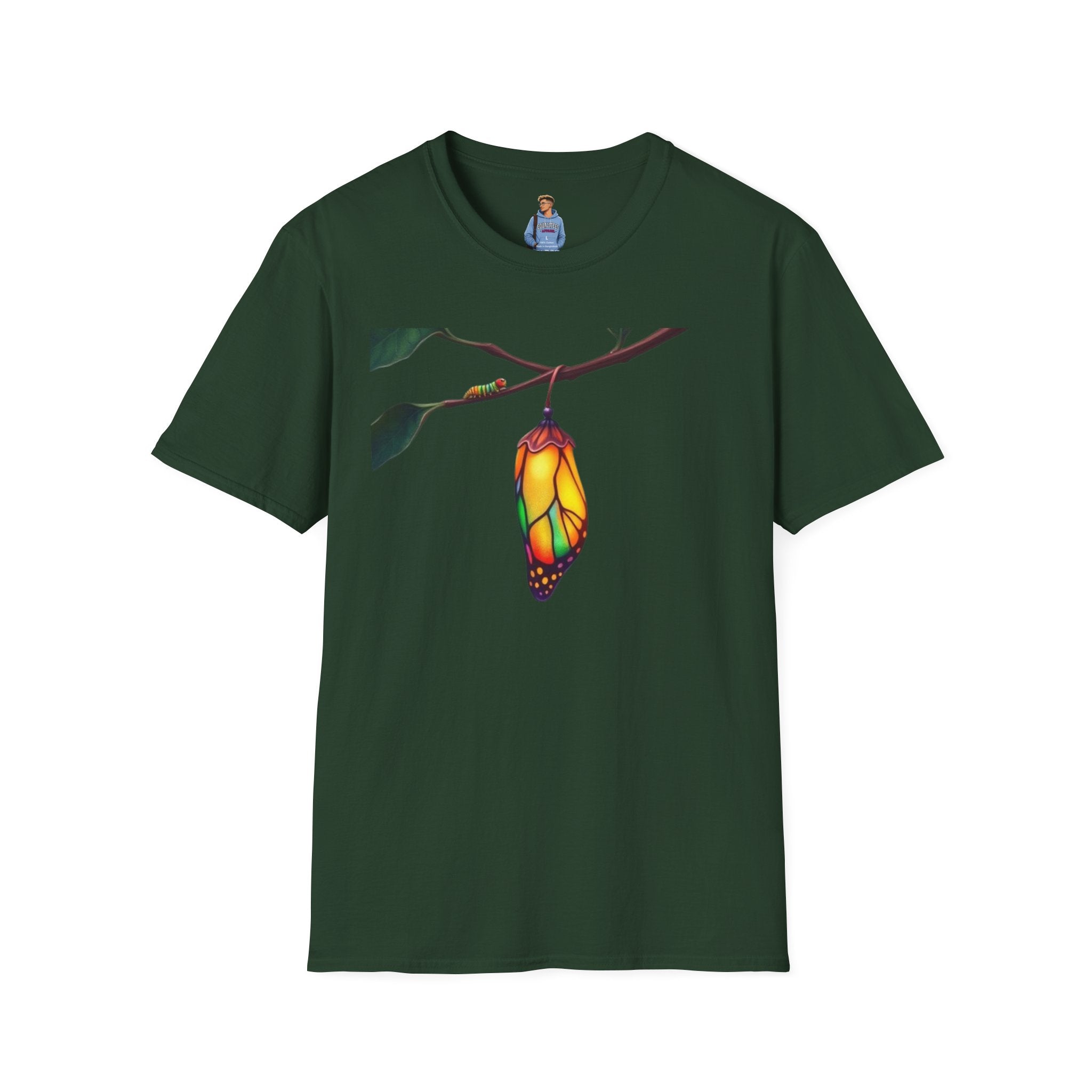 Rainbow Butterfly Cocoon Pride T-Shirt