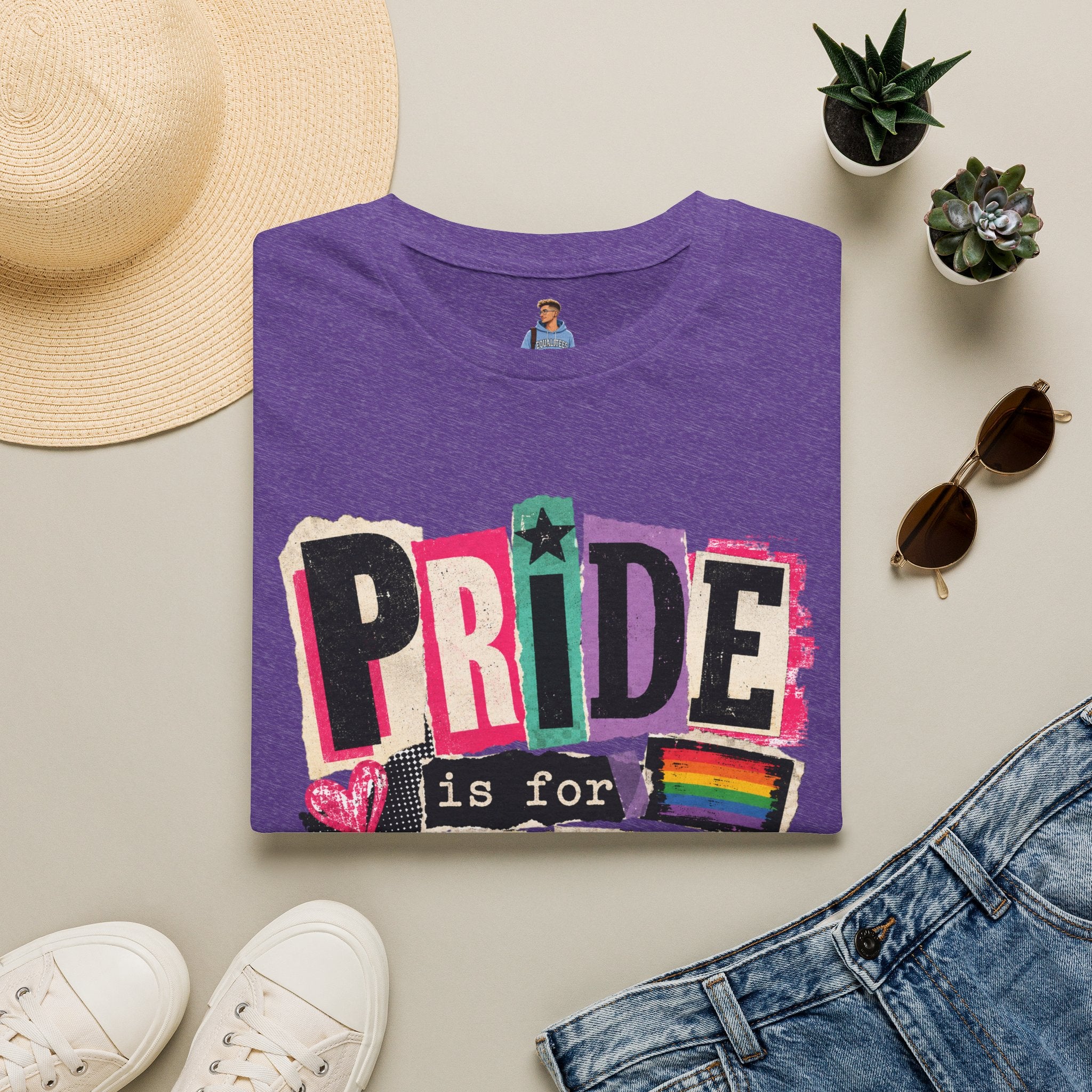 Pride Is for Everyone T-Shirt — Colorful LGBTQ+ Ally Tee