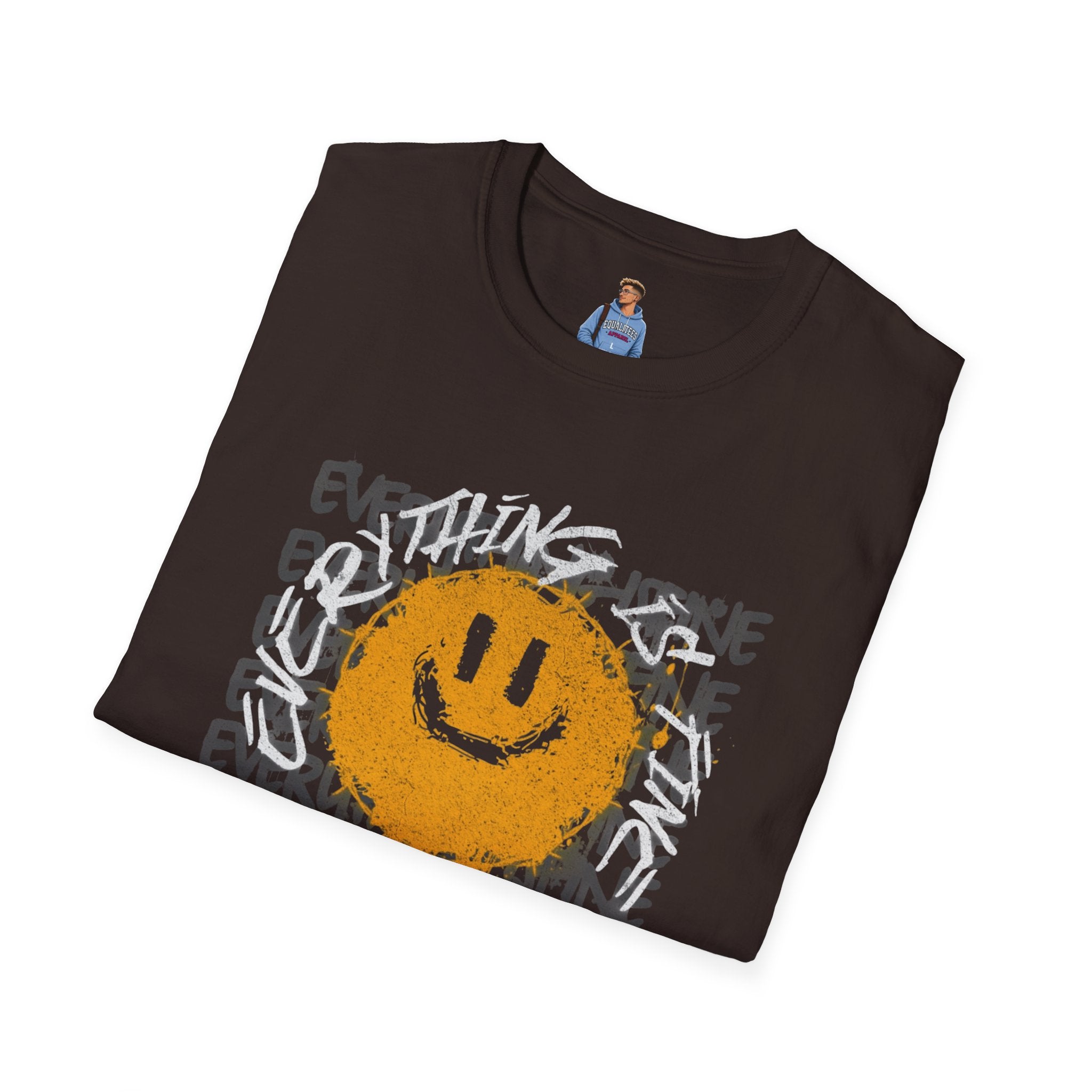 Camiseta unisex divertida y suave con la frase "Todo está bien", camiseta sarcástica, camiseta gráfica humorística, camiseta con frase del Apocalipsis, regalo para amantes de las bromas