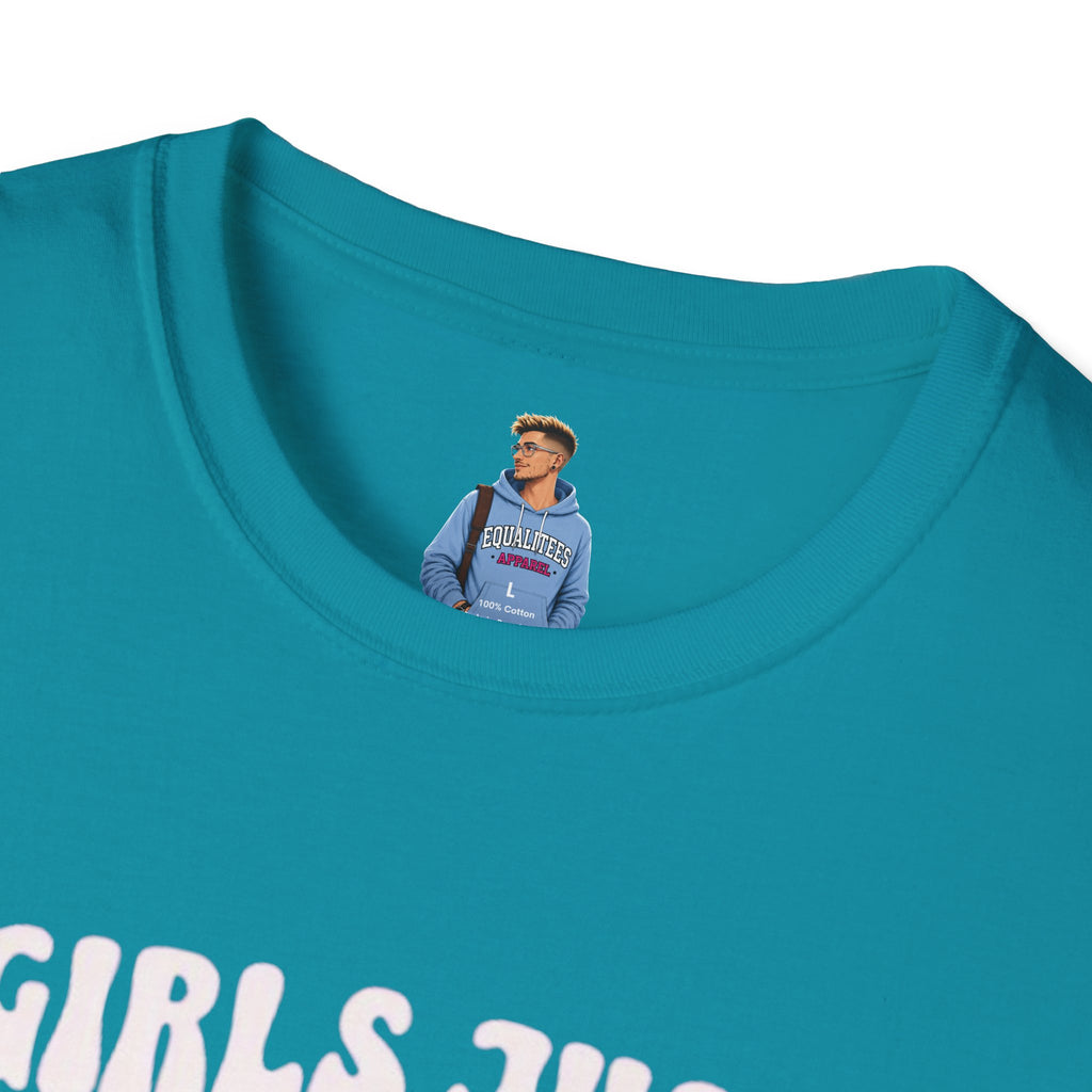 Camiseta unisex de estilo suave "Girls Just Wanna Have Fundamental Human Rights"