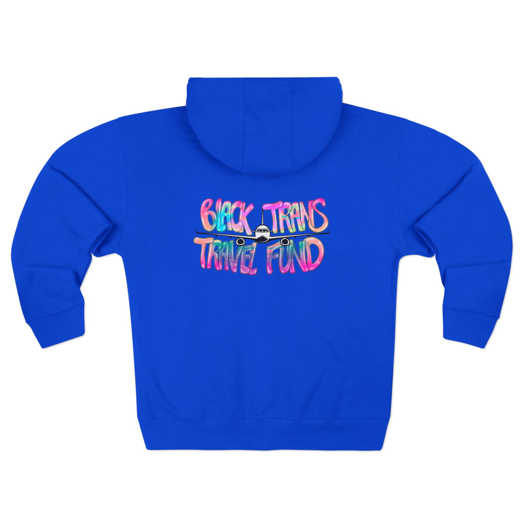 BTTF - Black Trans Travel Fund Unisex Zip-Up Hoodie