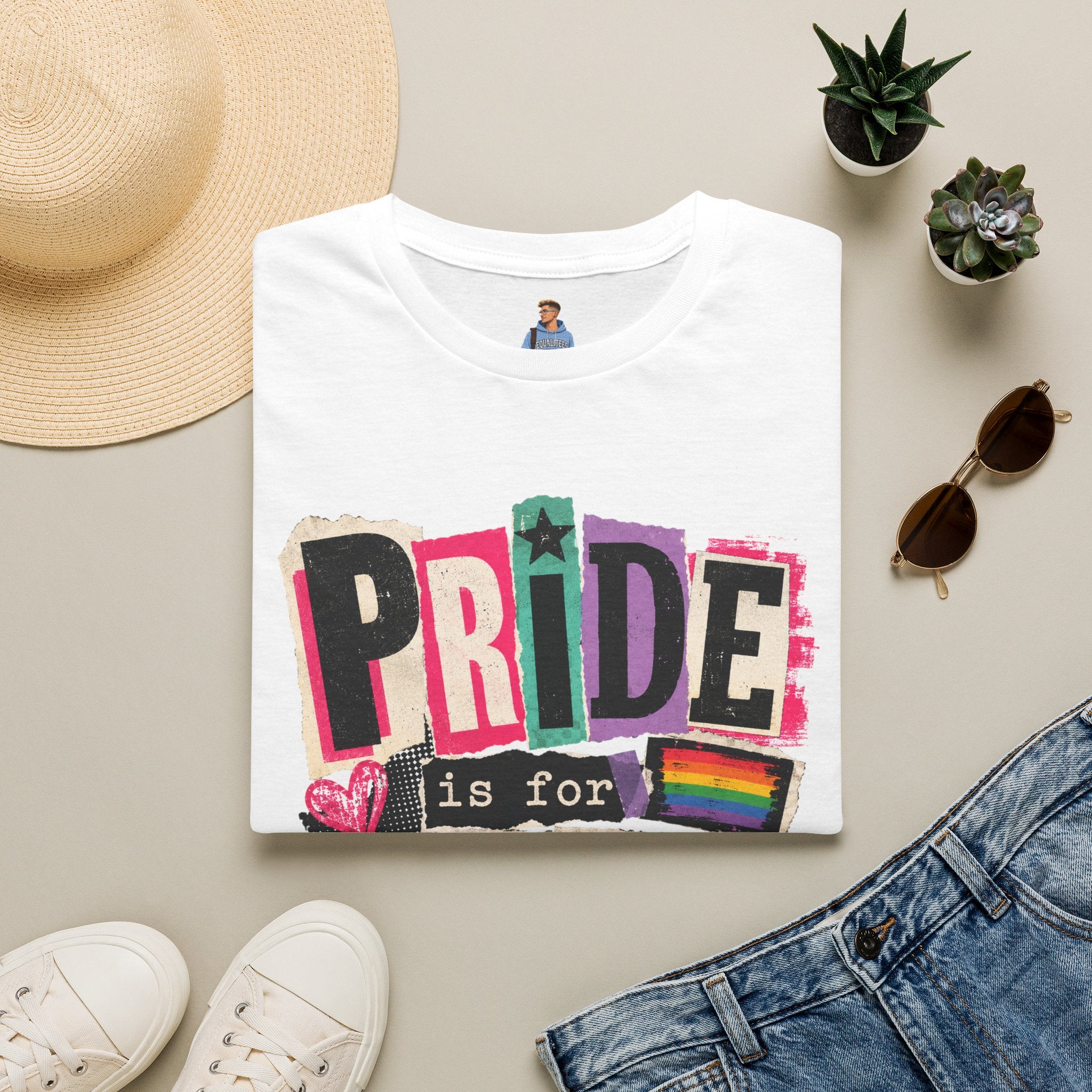 Pride Is for Everyone T-Shirt — Colorful LGBTQ+ Ally Tee