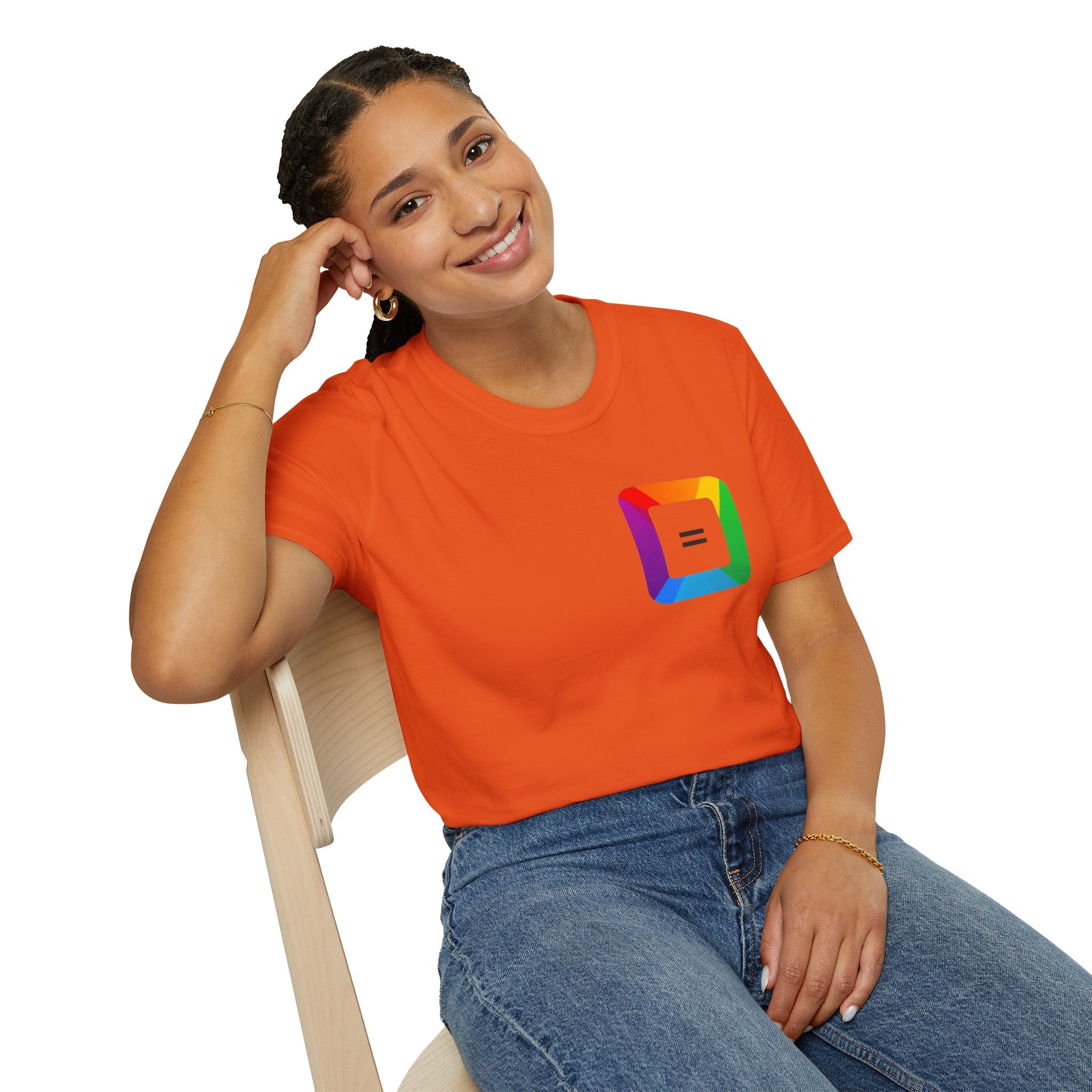 Pride-Theme Unisex Softstyle T-Shirt - "True freedom is Equality for ALL"