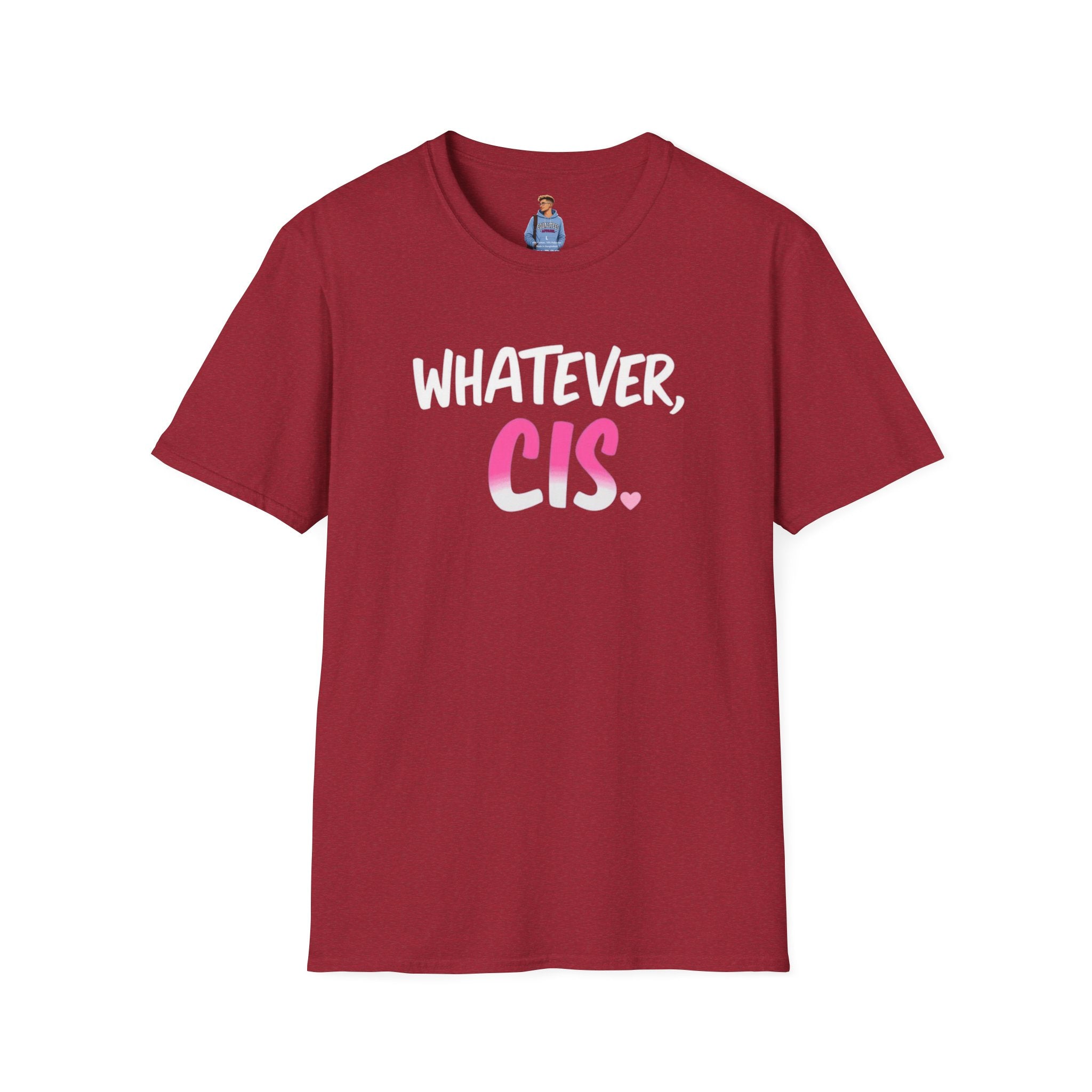 Camiseta unisex estilo suave CIS: ropa cómoda e inclusiva.