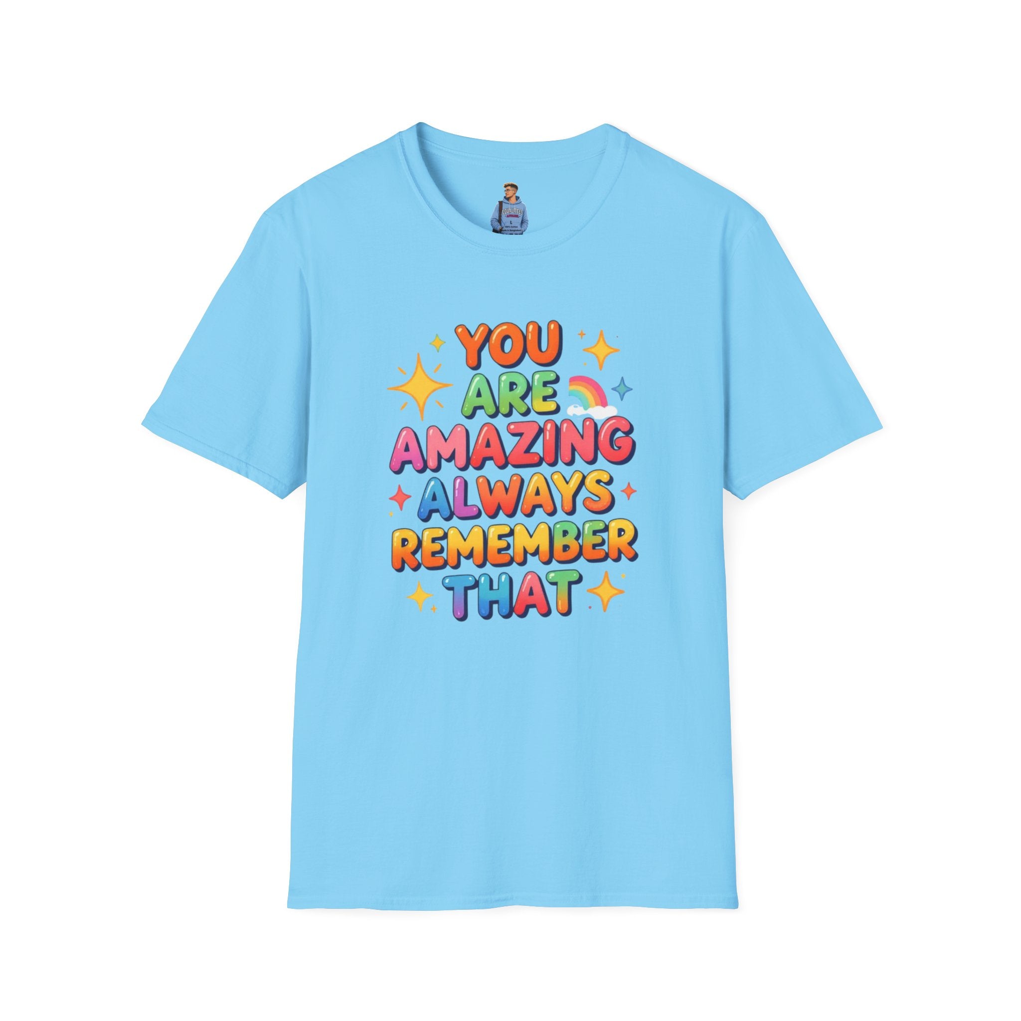 You Are Amazing T-Shirt — Colorful Inspirational Graphic Tee