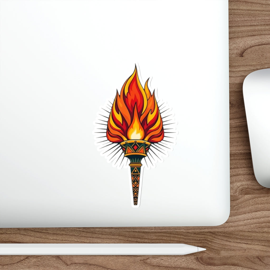 Die-Cut Stickers - Torch of Enlightenment - EqualiTees.Me