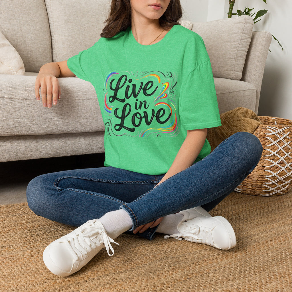 Live in Love Inspirational T-Shirt