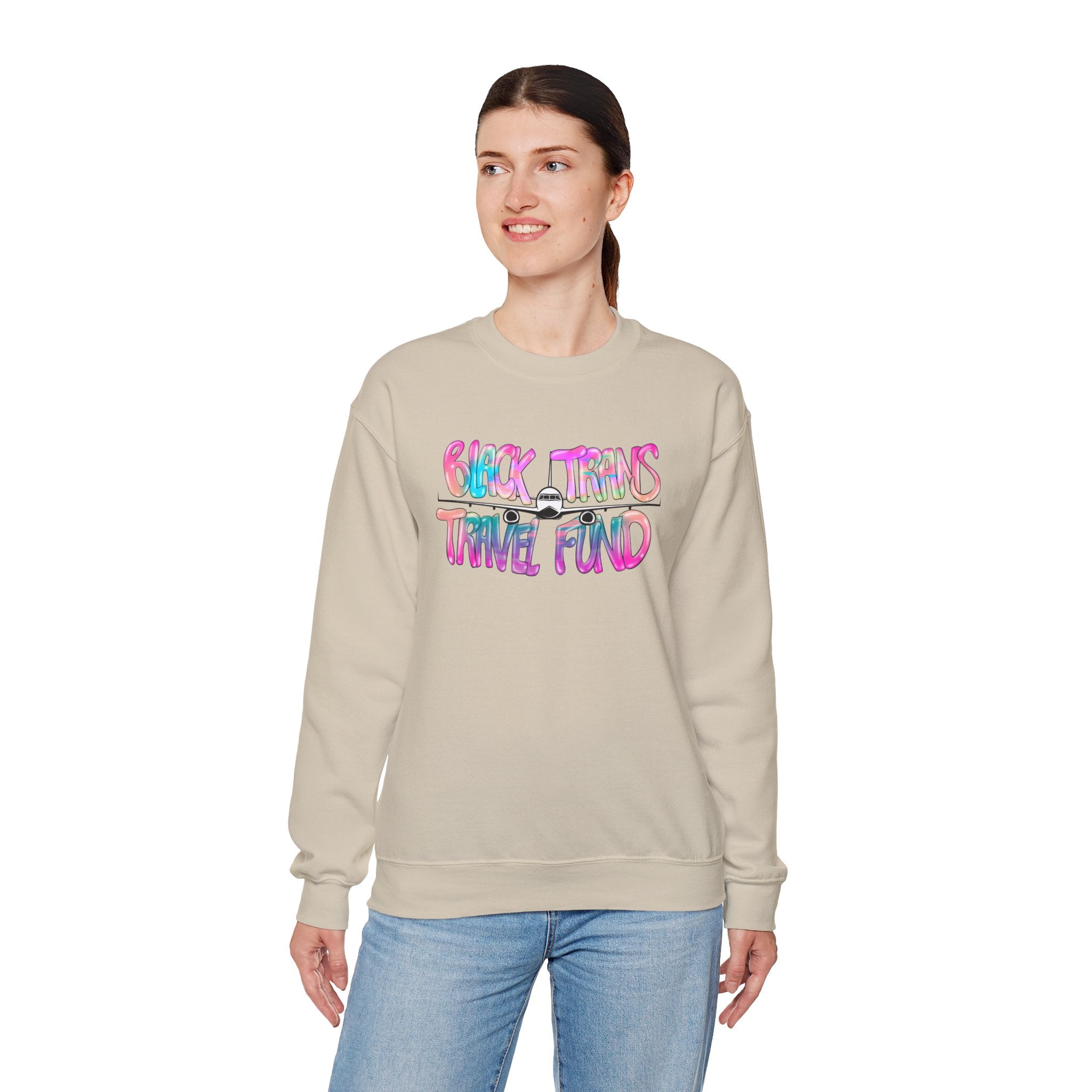 BTTF - Black Trans Travel Fund Unisex Crewneck Sweatshirt