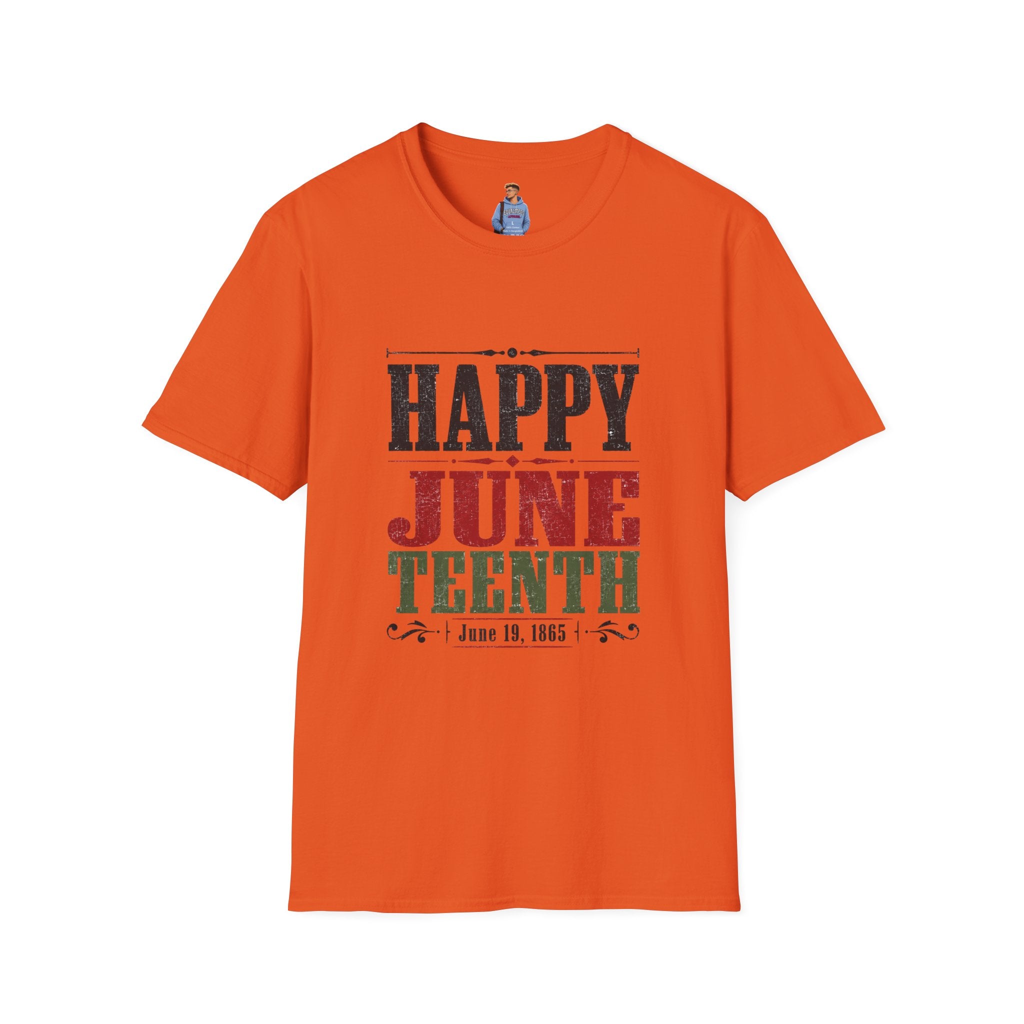Juneteenth T-Shirt — "Happy Juneteenth" Celebration Tee