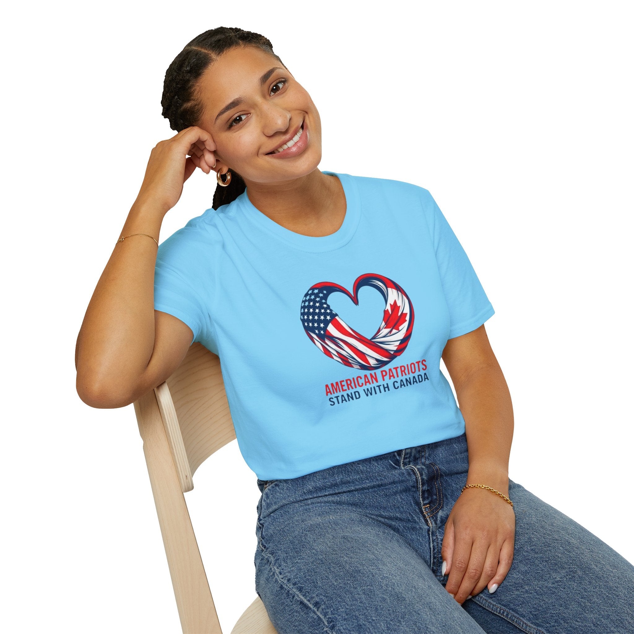 American Patriots Stand with Canada T-shirt