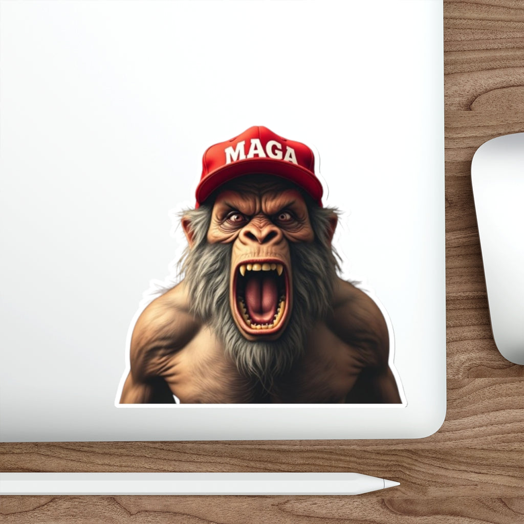 Die-Cut Stickers - Angry Troglodyte - EqualiTees.Me