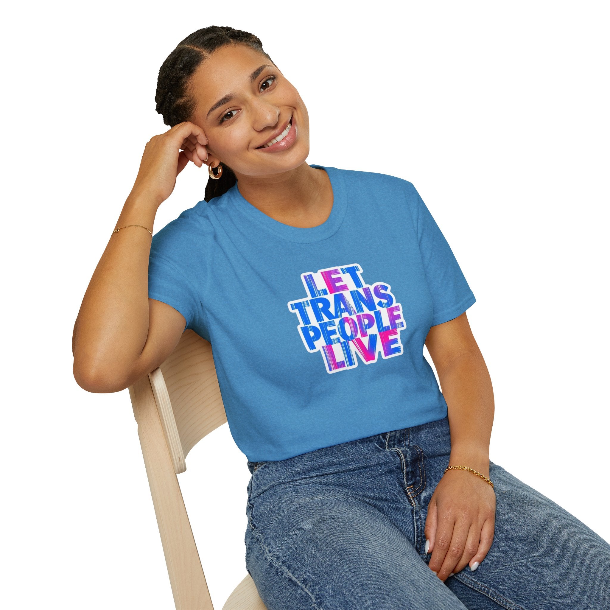 Let Trans People Live Unisex Softstyle T-Shirt