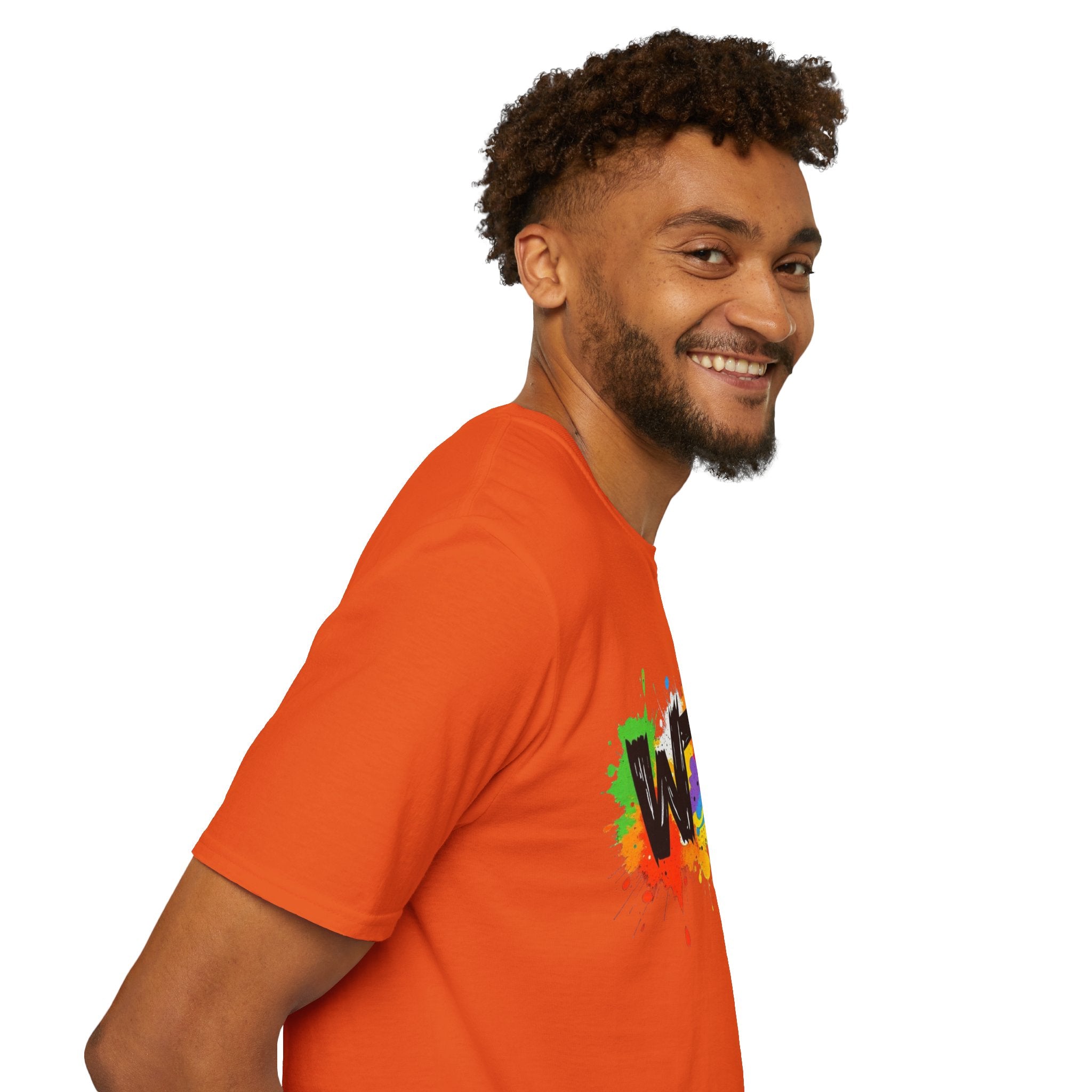 Bold Rainbow WTF Color Splash T-Shirt