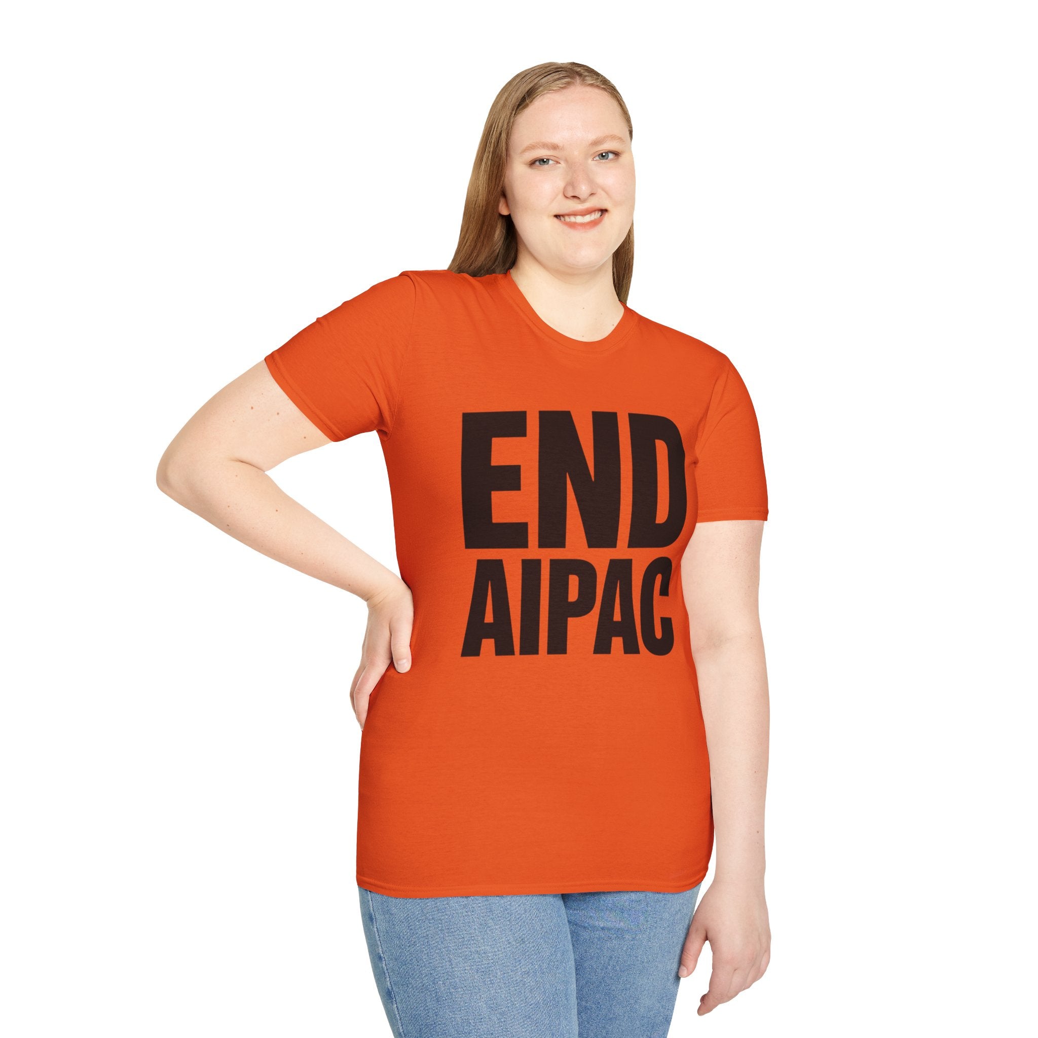 END AIPAC Bold Protest T-Shirt