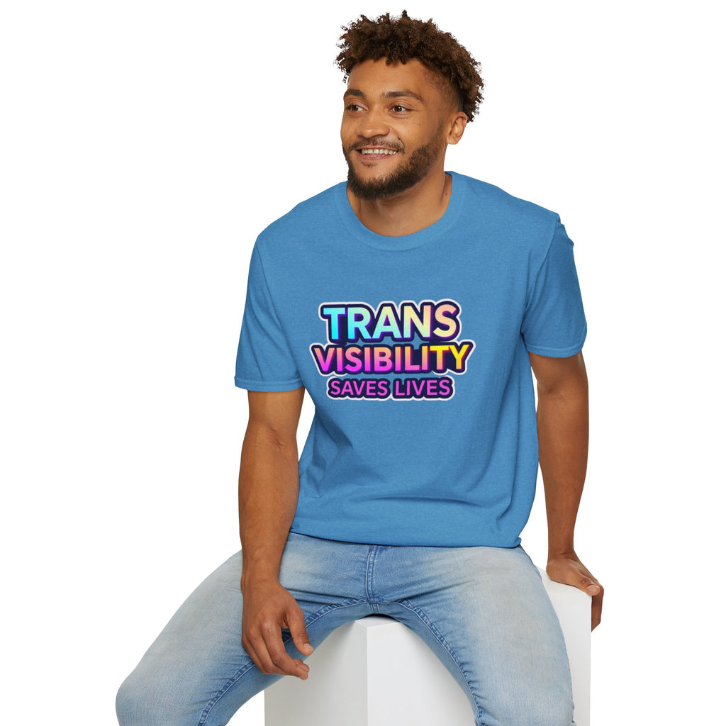 Trans Visibility Saves Lives Statement T-shirt