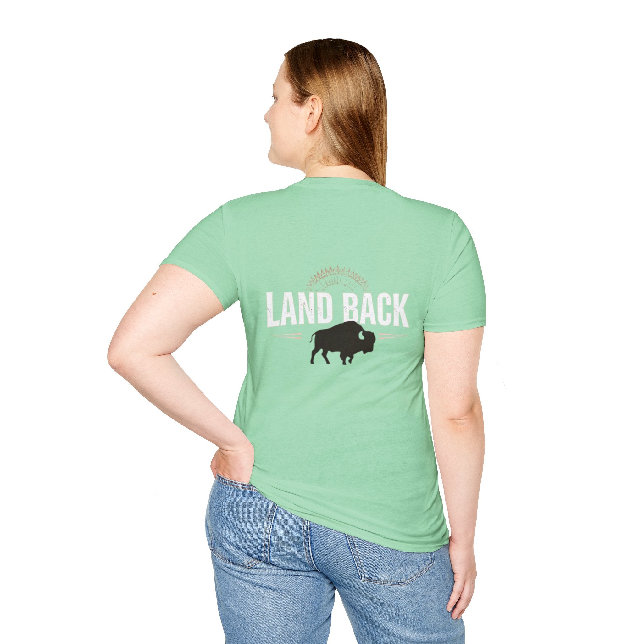 'Land Back' Unisex Softstyle T-shirt